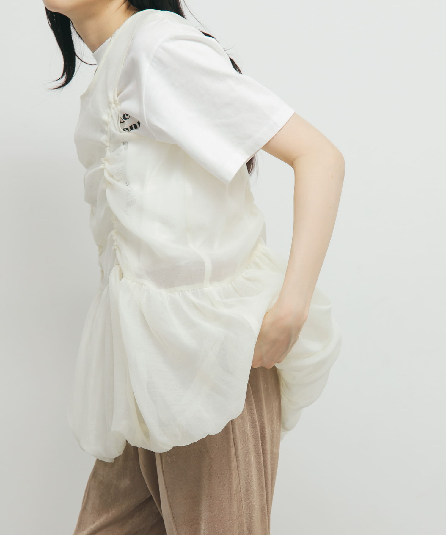 身長：160cm サイズ：one