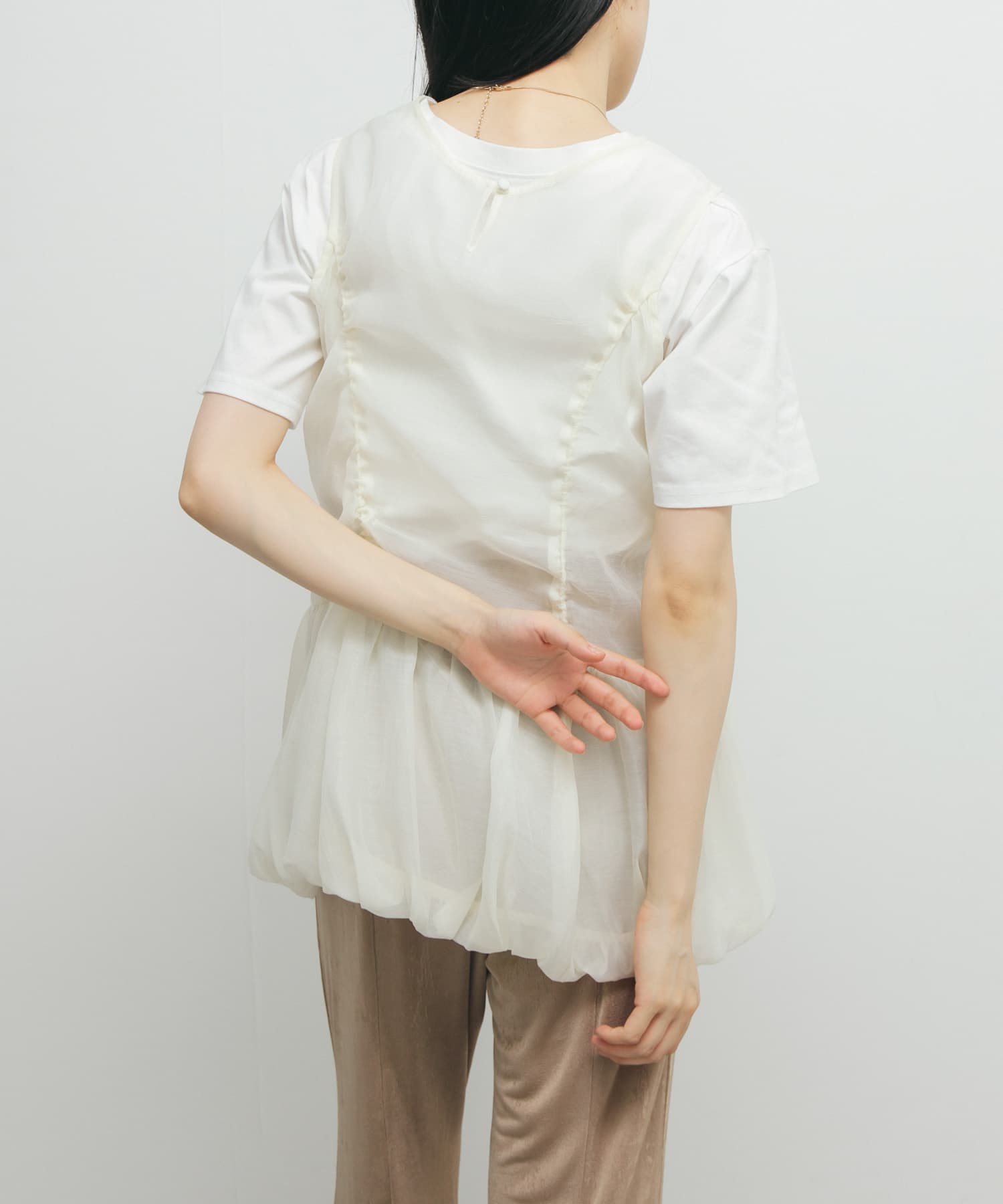 身長：160cm サイズ：one