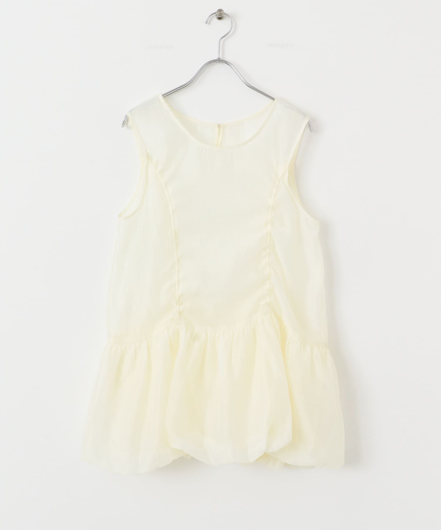 ドロストバルーンスリーブレストップス IVORY one
