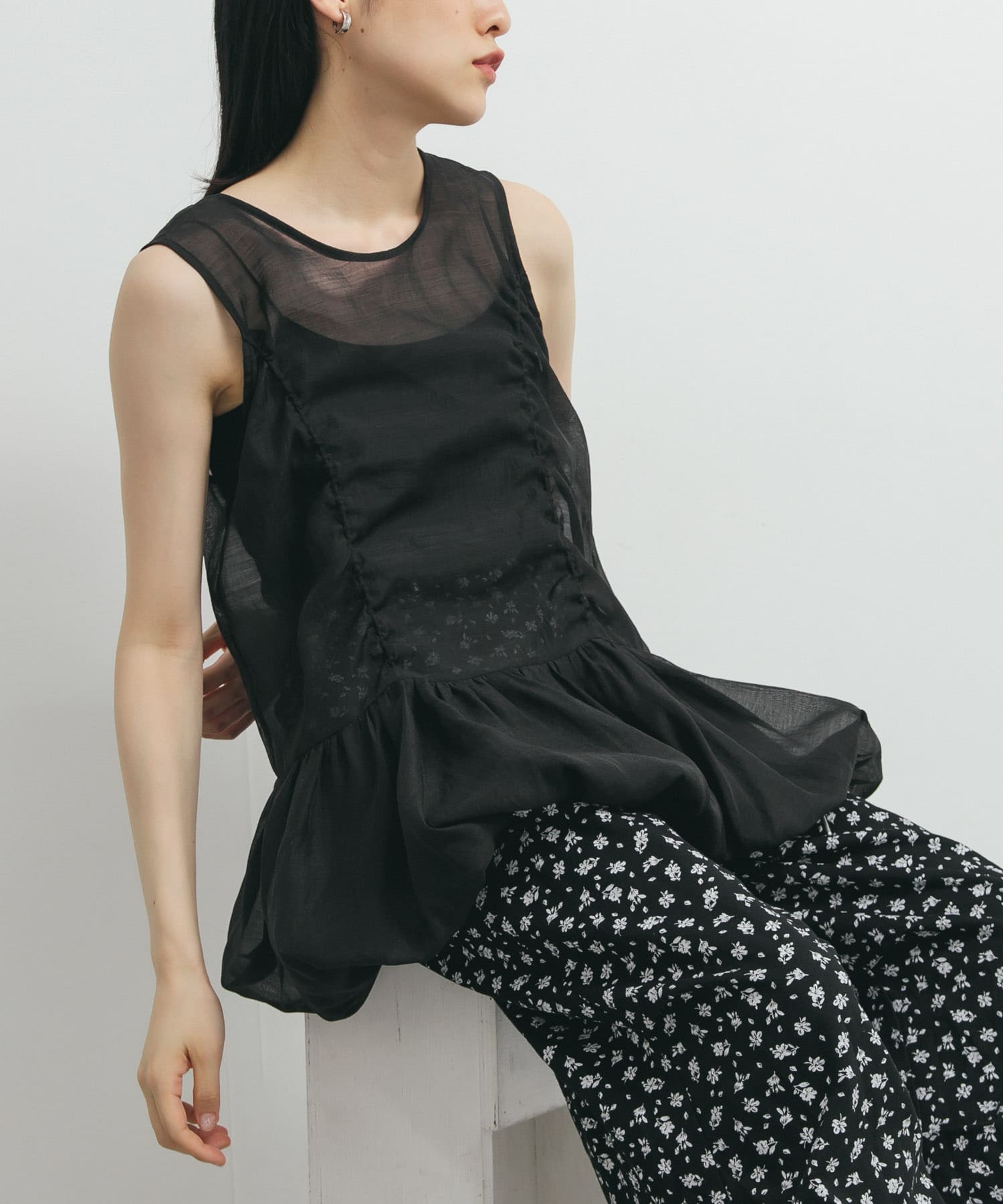 身長：160cm サイズ：one