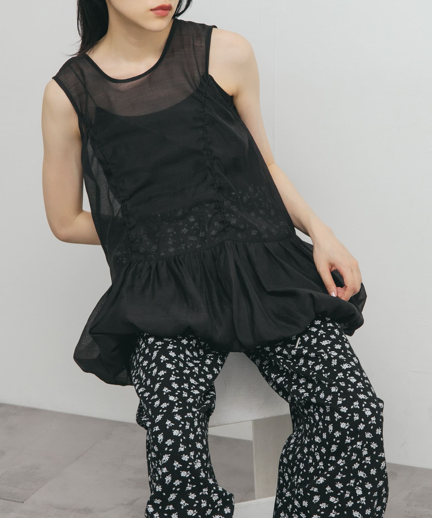 身長：160cm サイズ：one