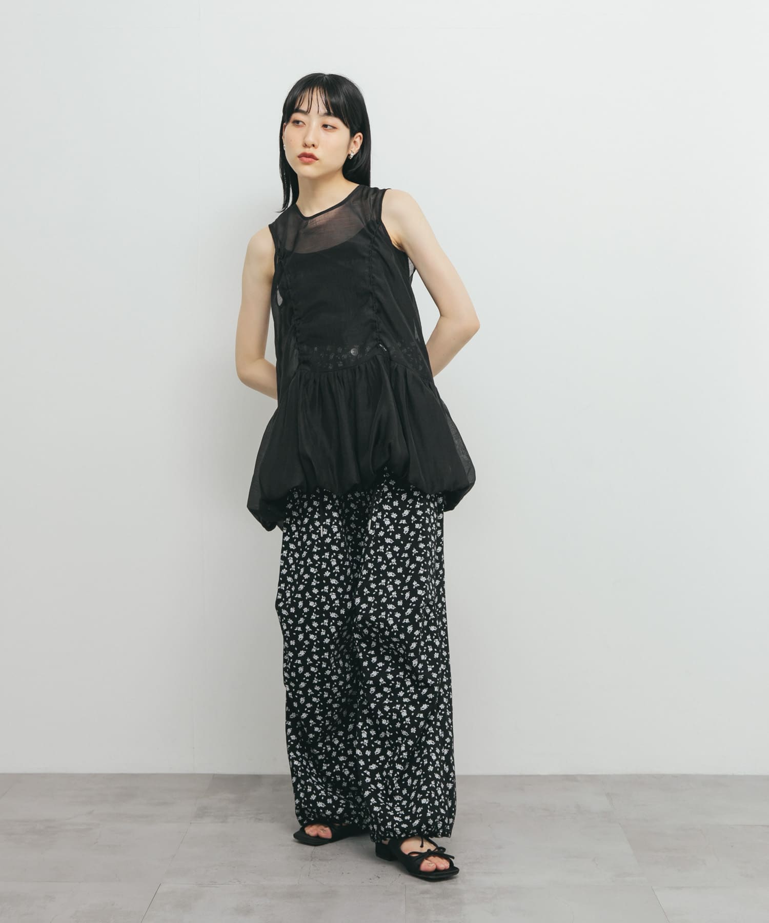 身長：160cm サイズ：one