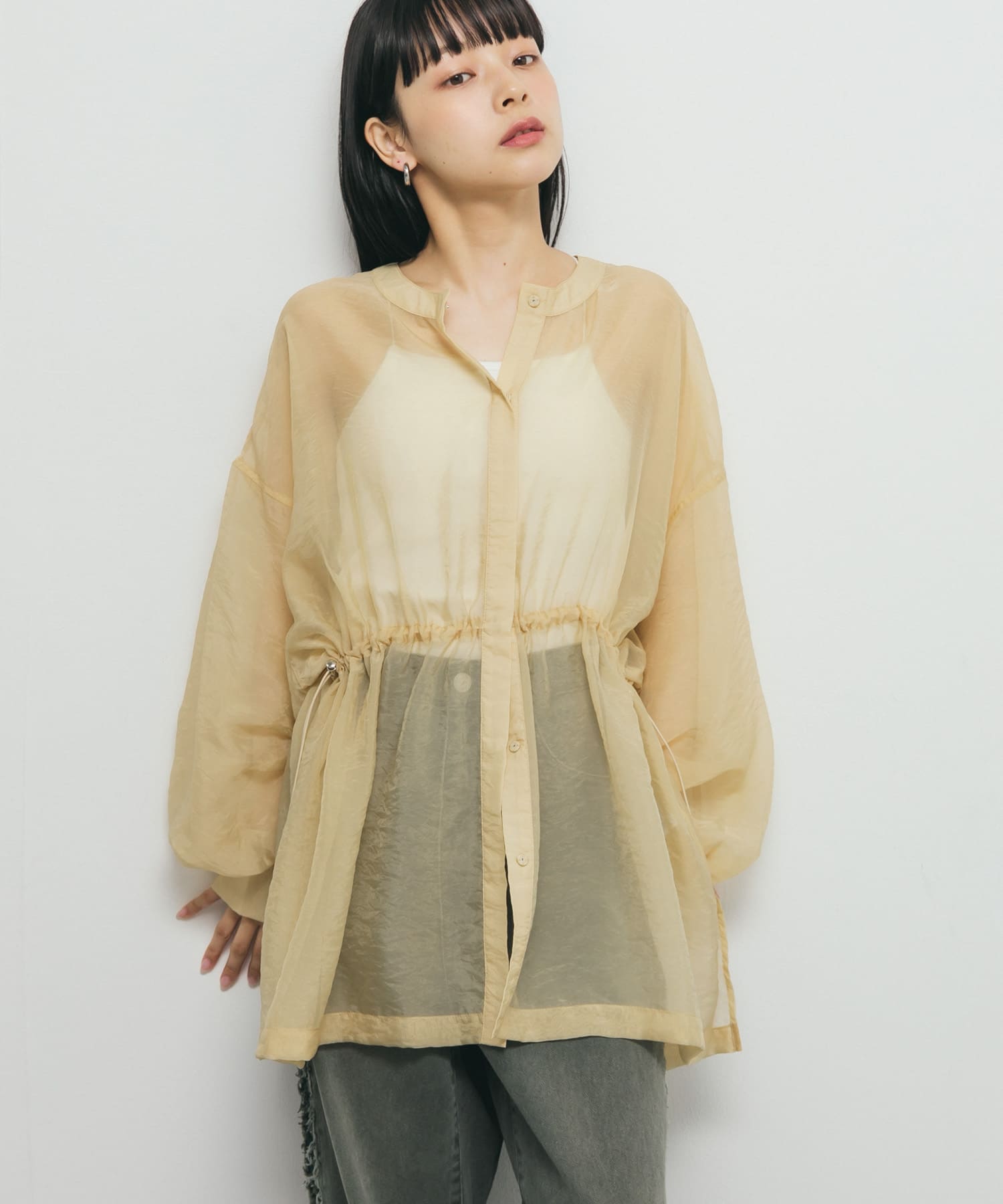 身長：153cm サイズ：one