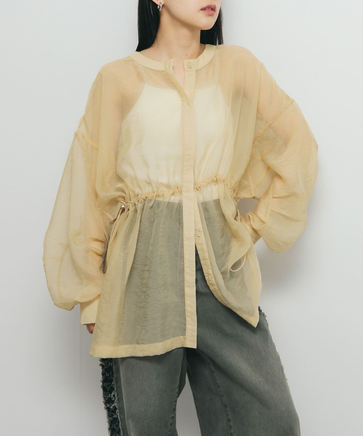 身長：153cm サイズ：one