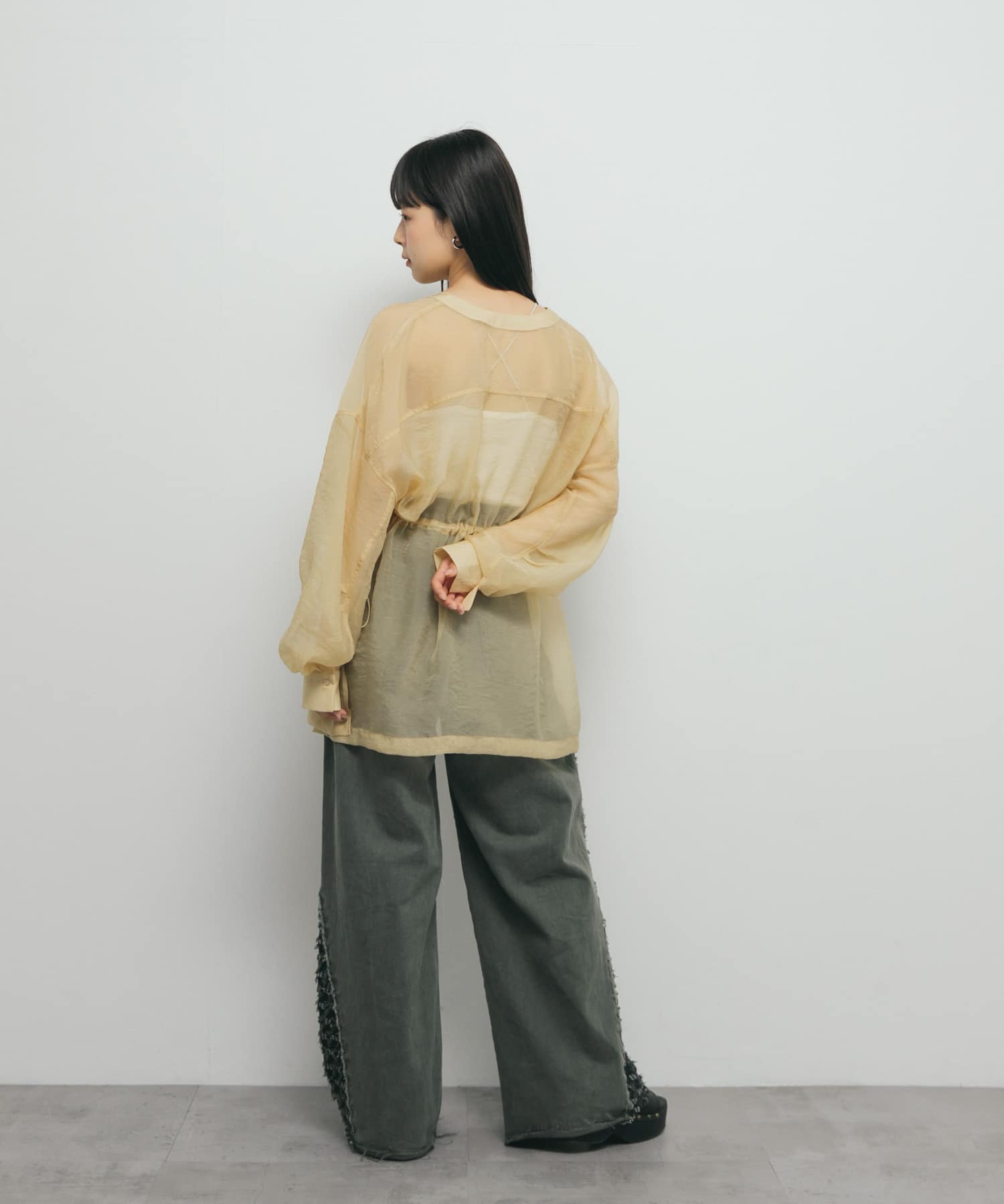 身長：153cm サイズ：one