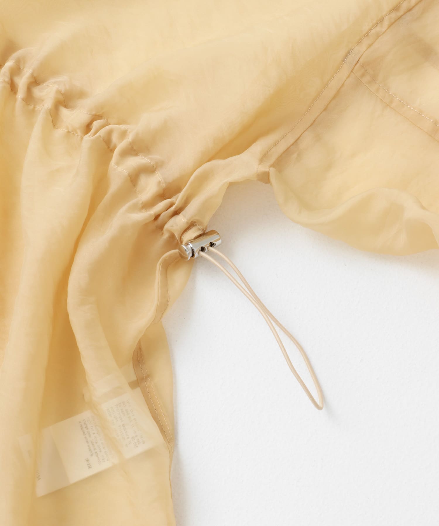 シアードロストカラーレスシャツ AMBER one