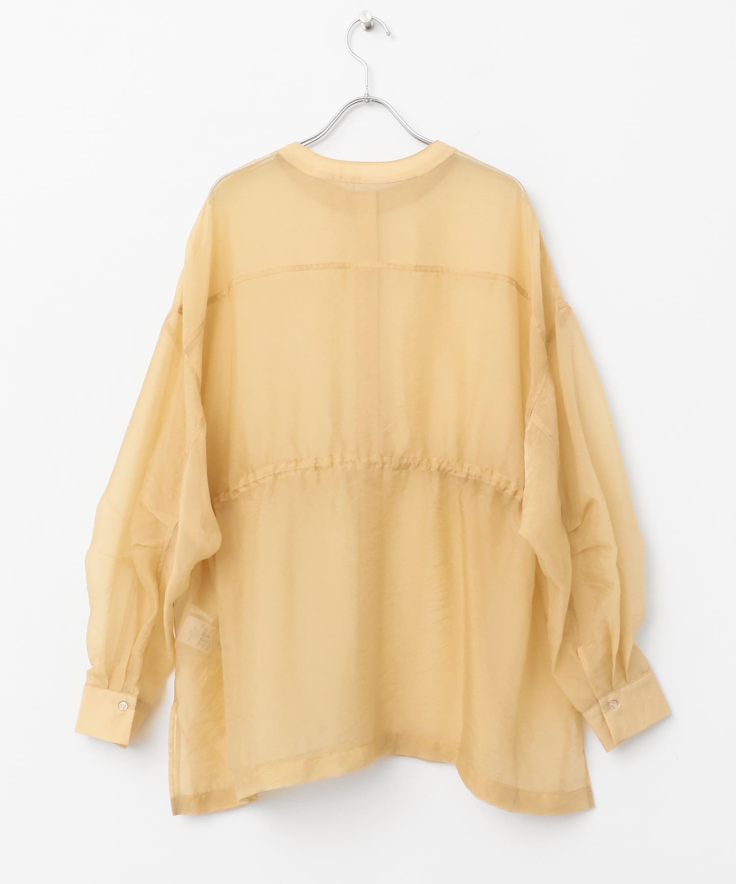 シアードロストカラーレスシャツ AMBER one