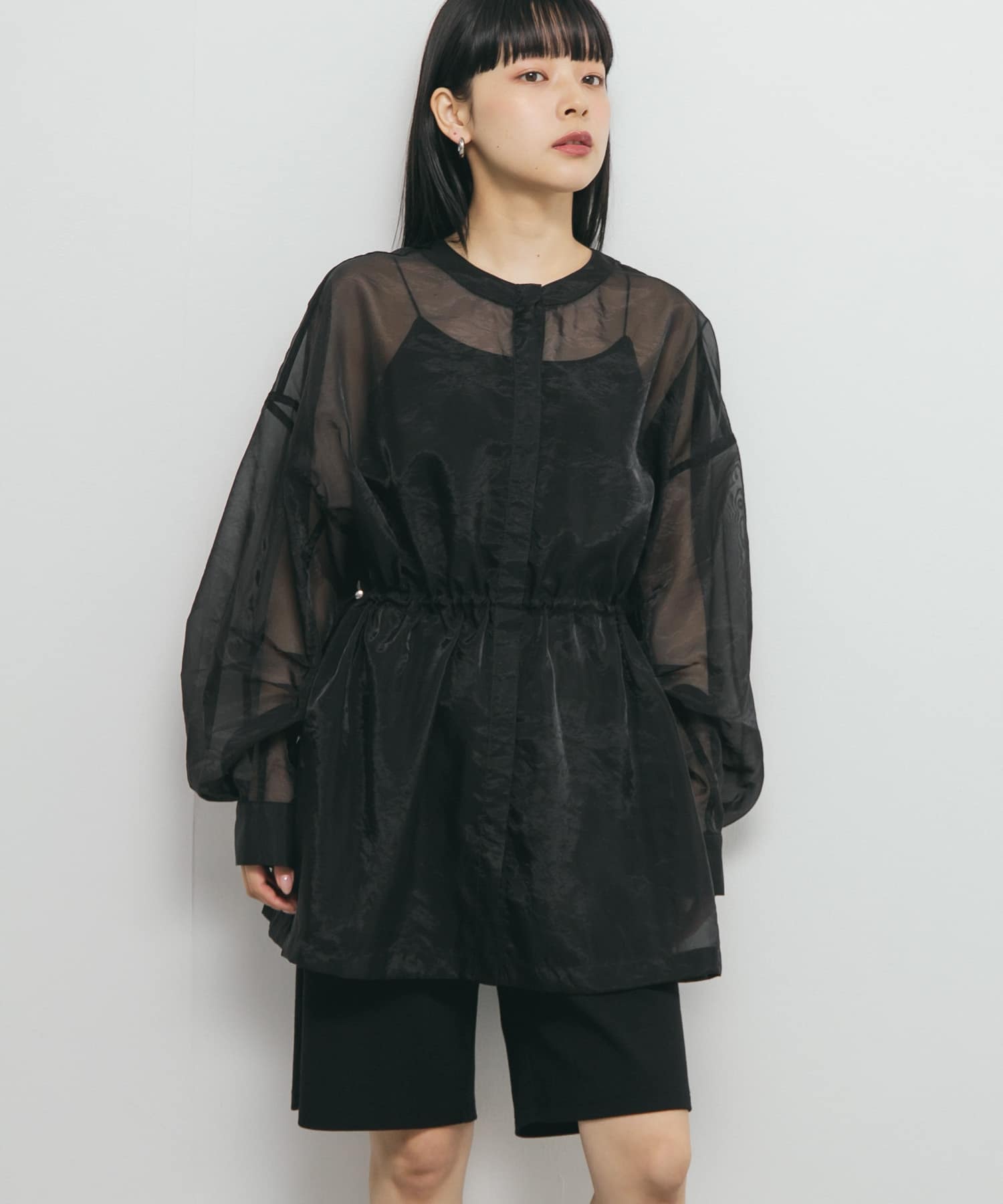 身長：153cm サイズ：one