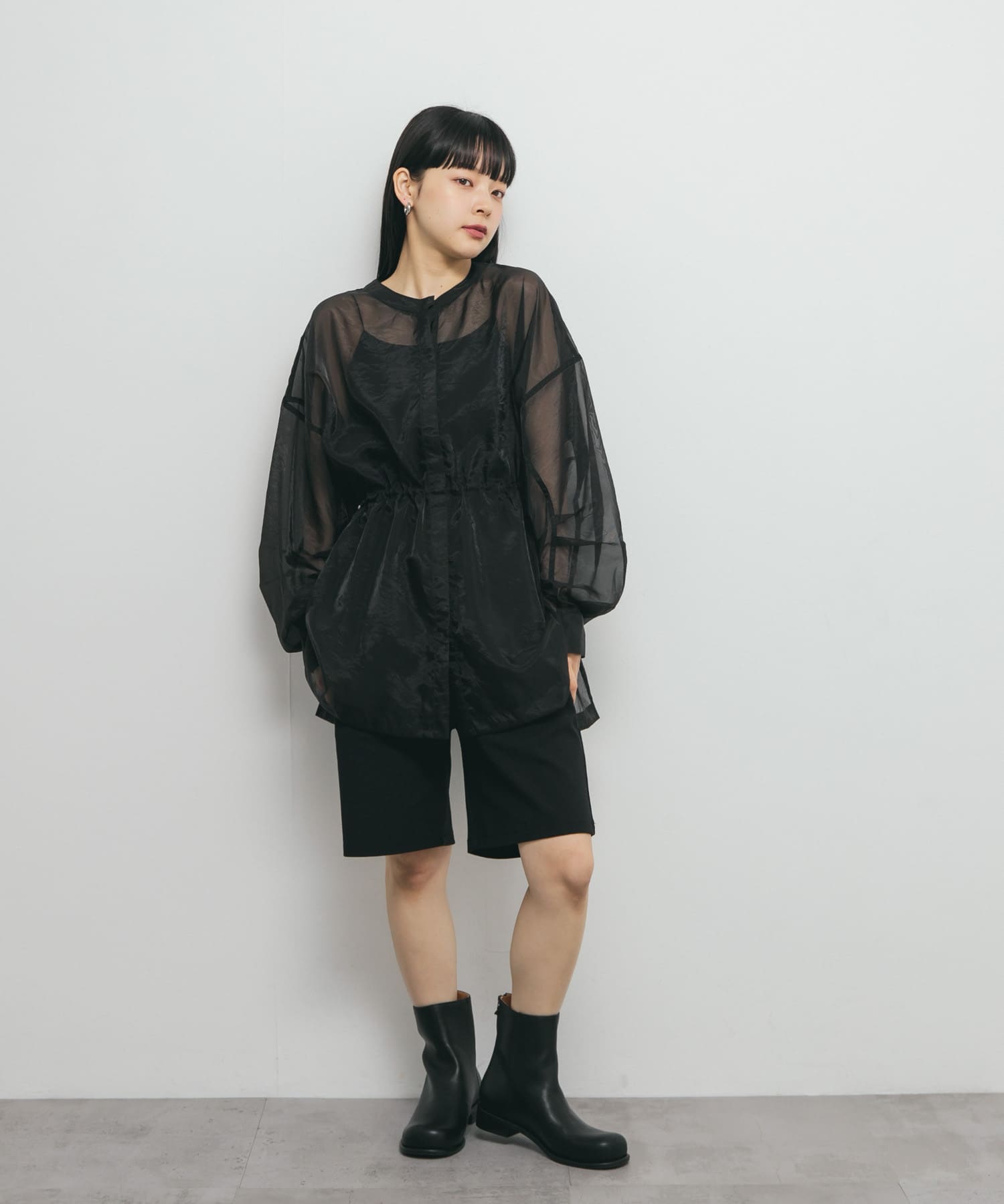 身長：153cm サイズ：one