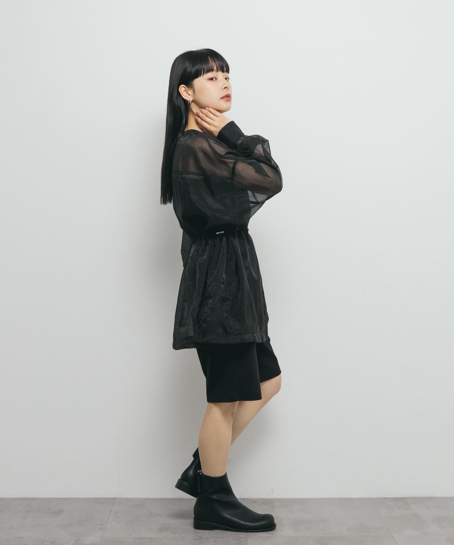身長：153cm サイズ：one
