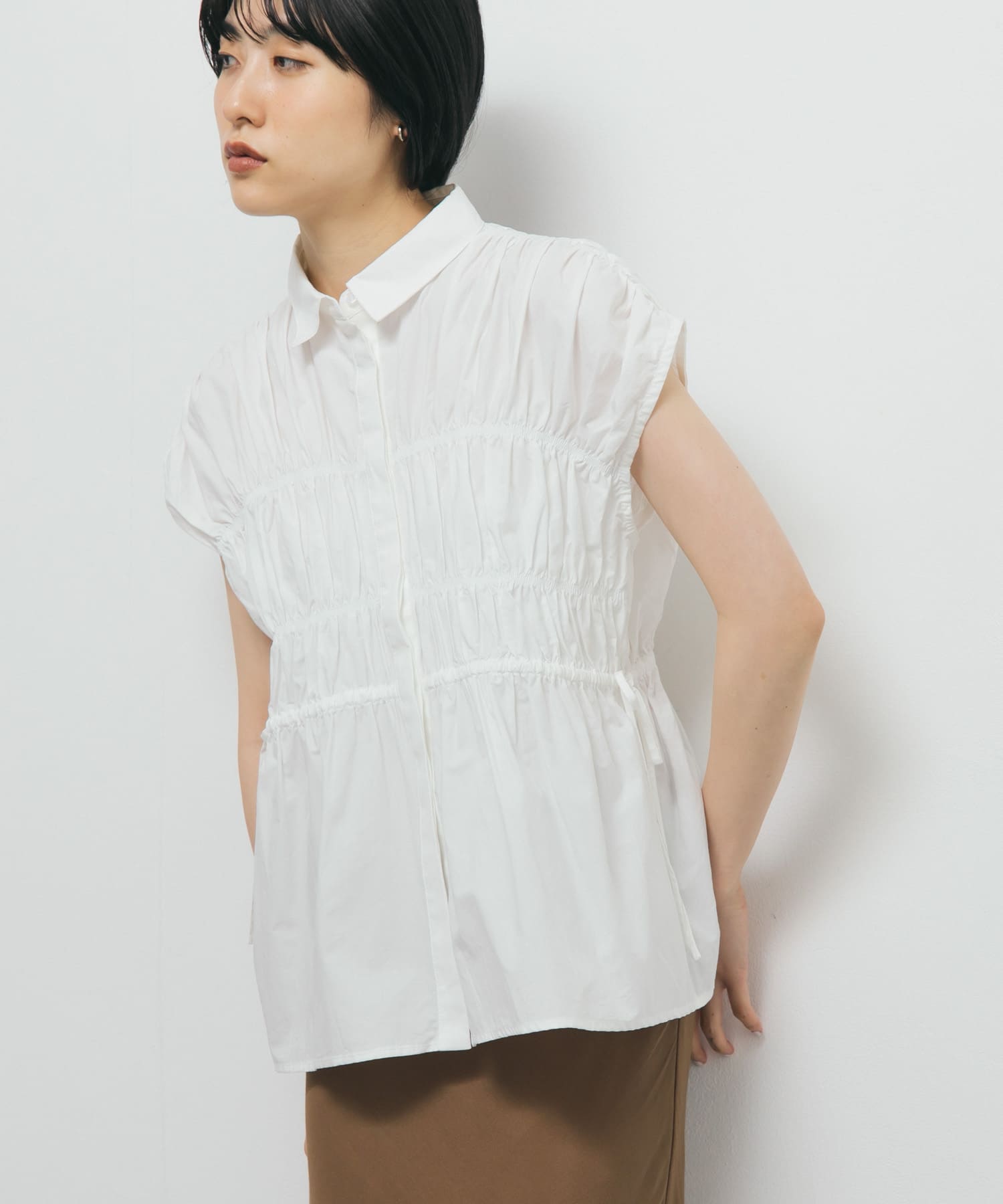 身長：160cm サイズ：one