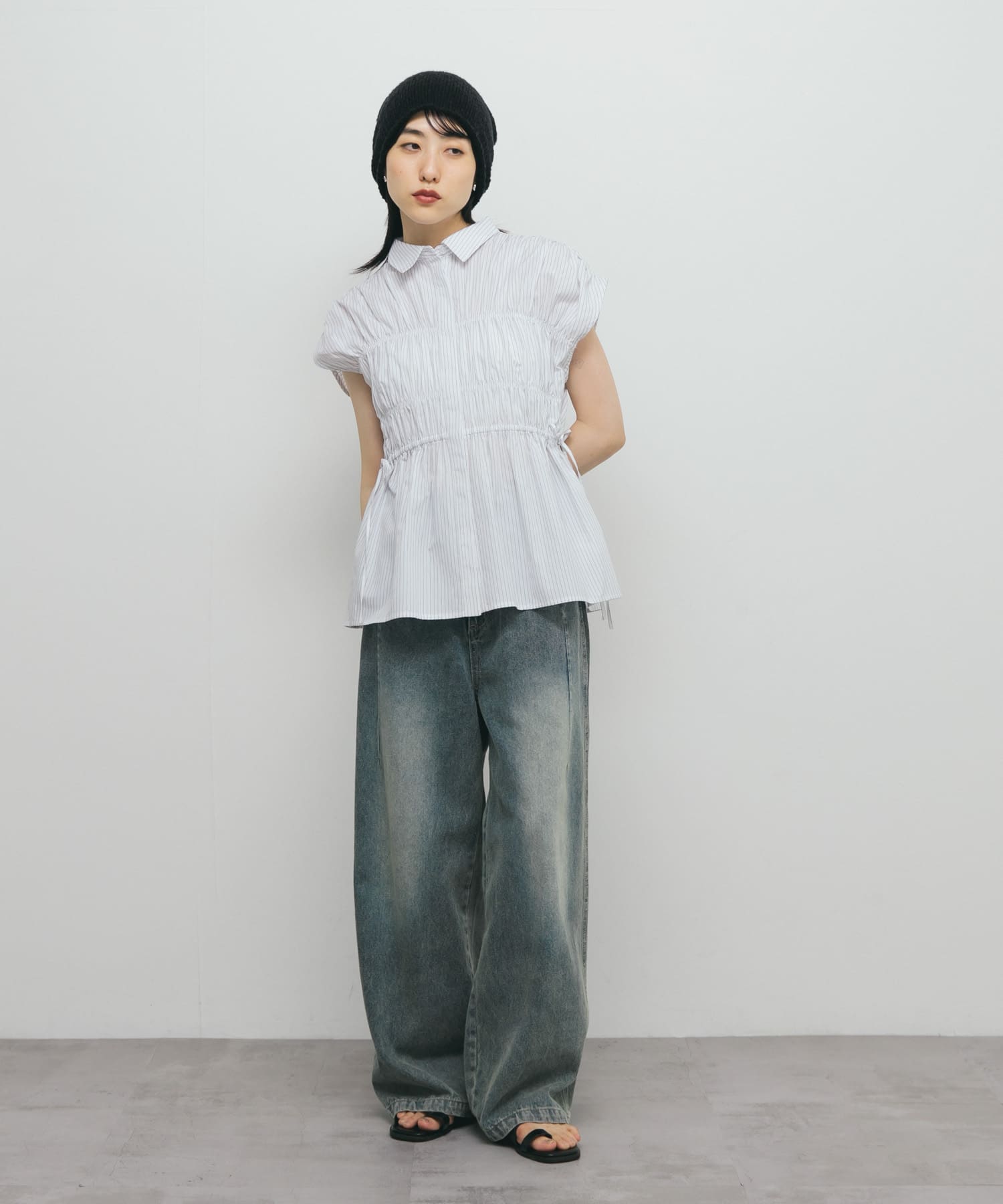 身長：160cm サイズ：one