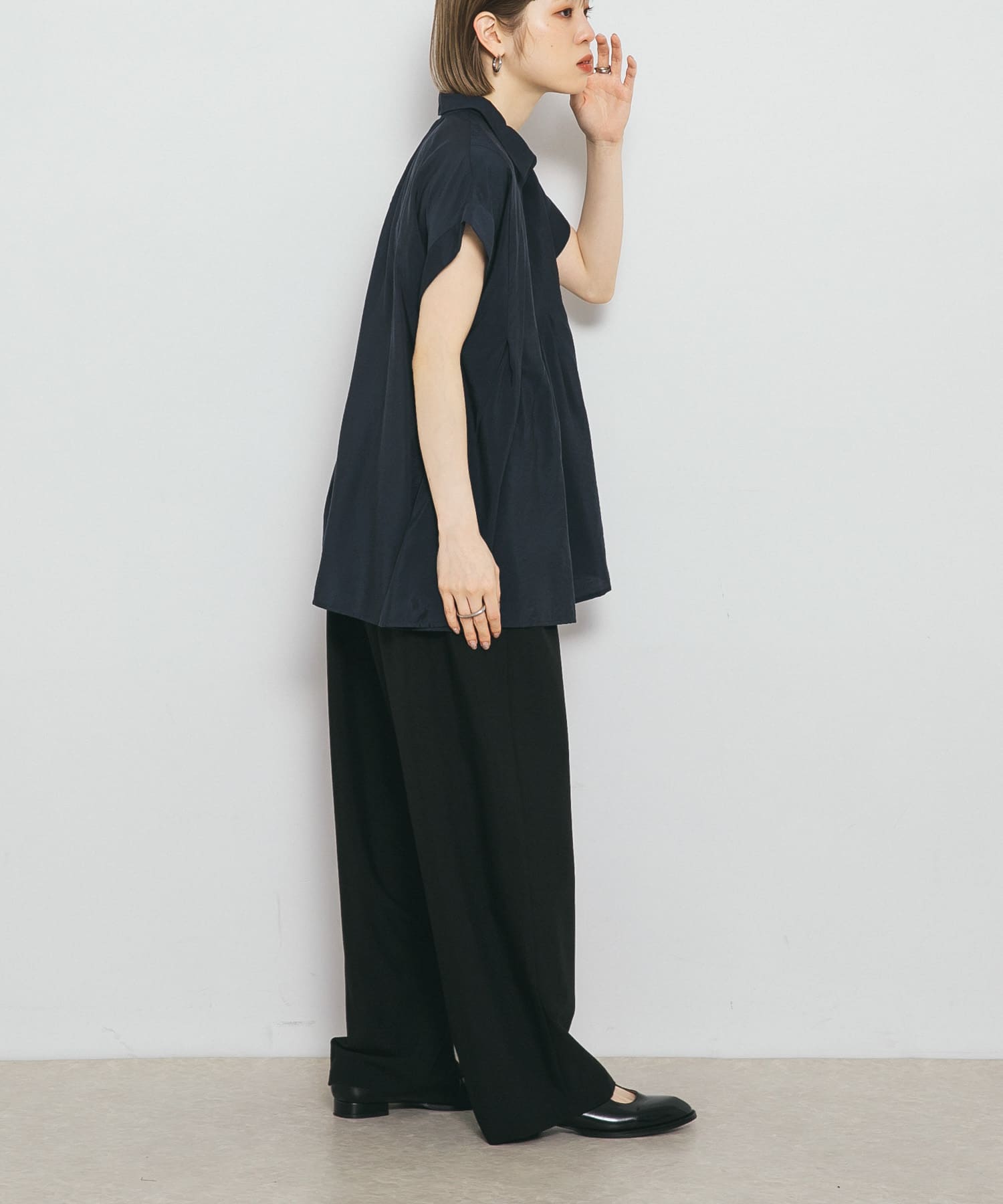 身長：153cm サイズ：one