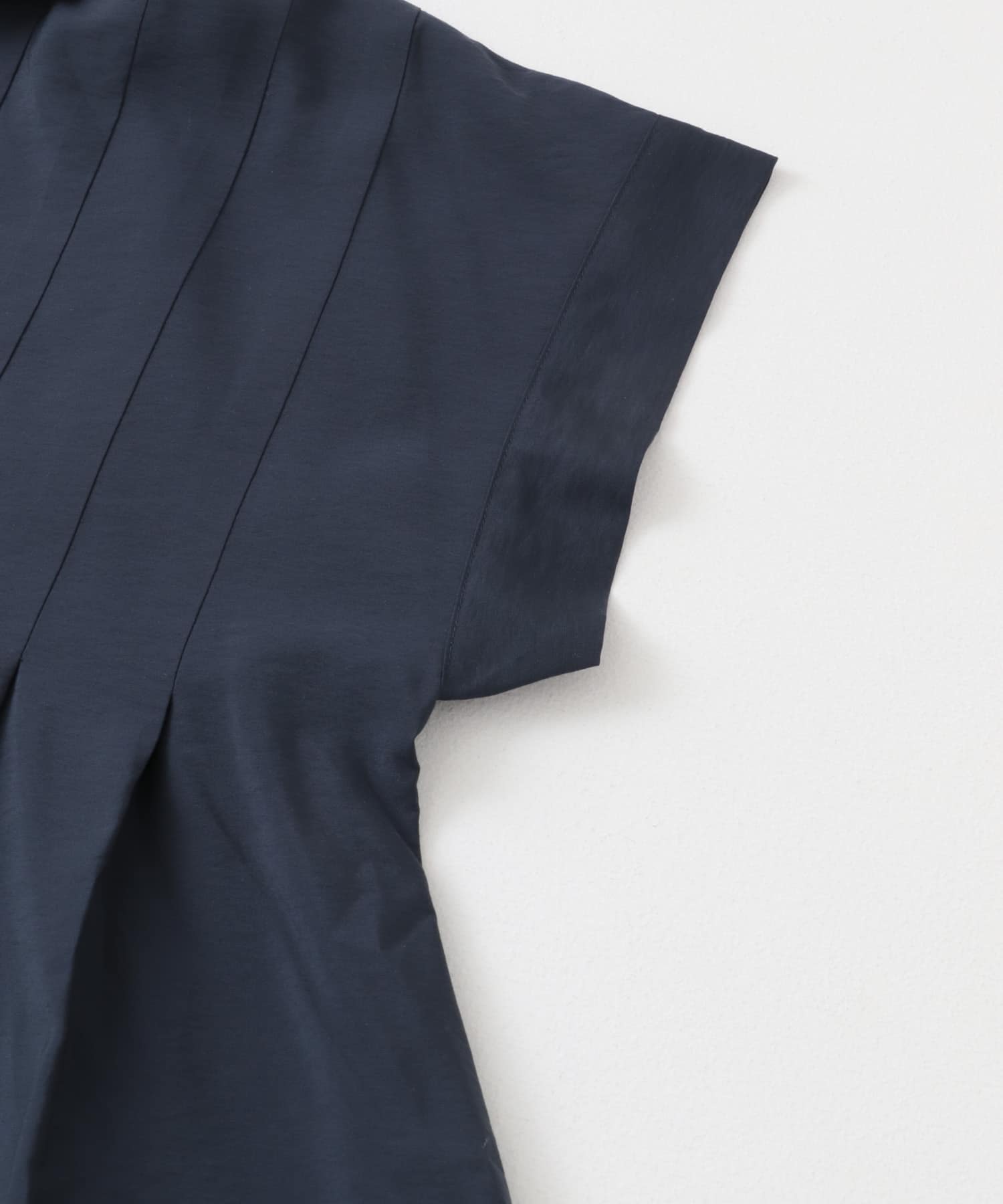 スリーブレスタックフレアブラウス NAVY one