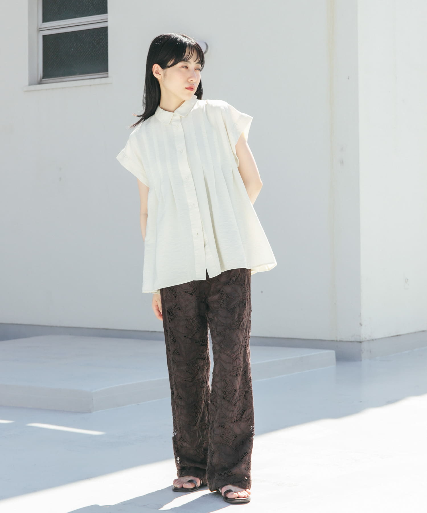 身長：160cm サイズ：one