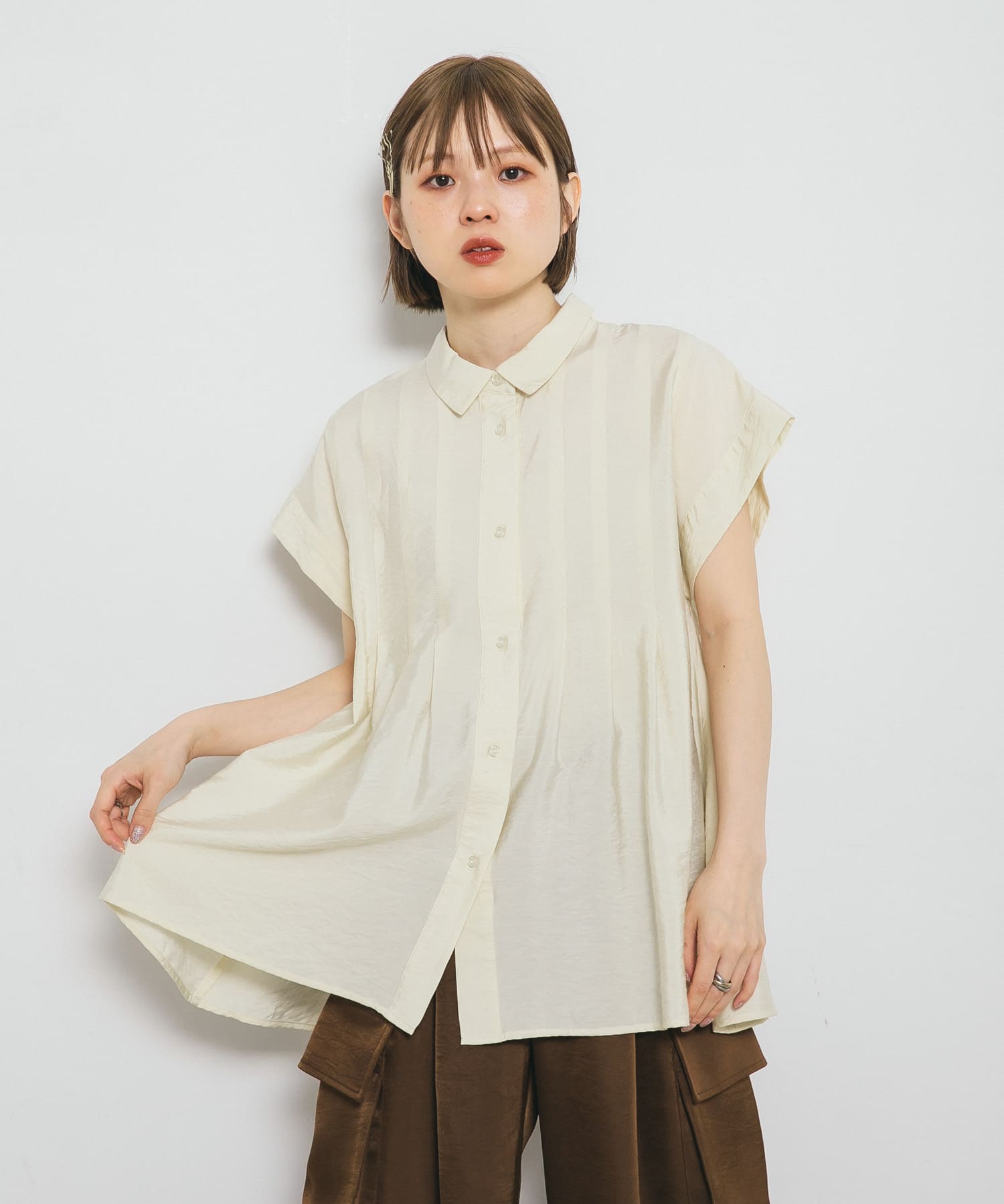 身長：153cm サイズ：one