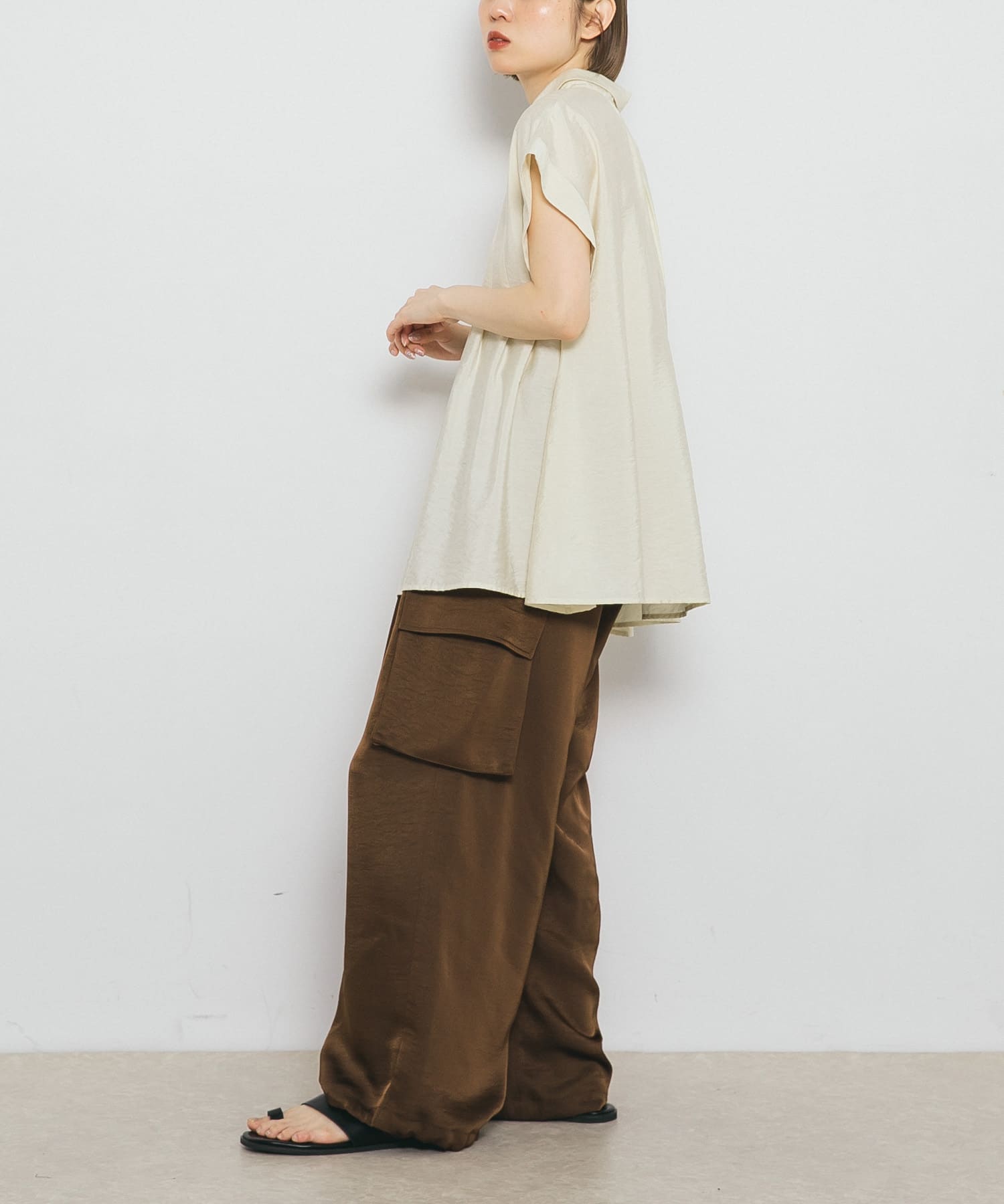 身長：153cm サイズ：one