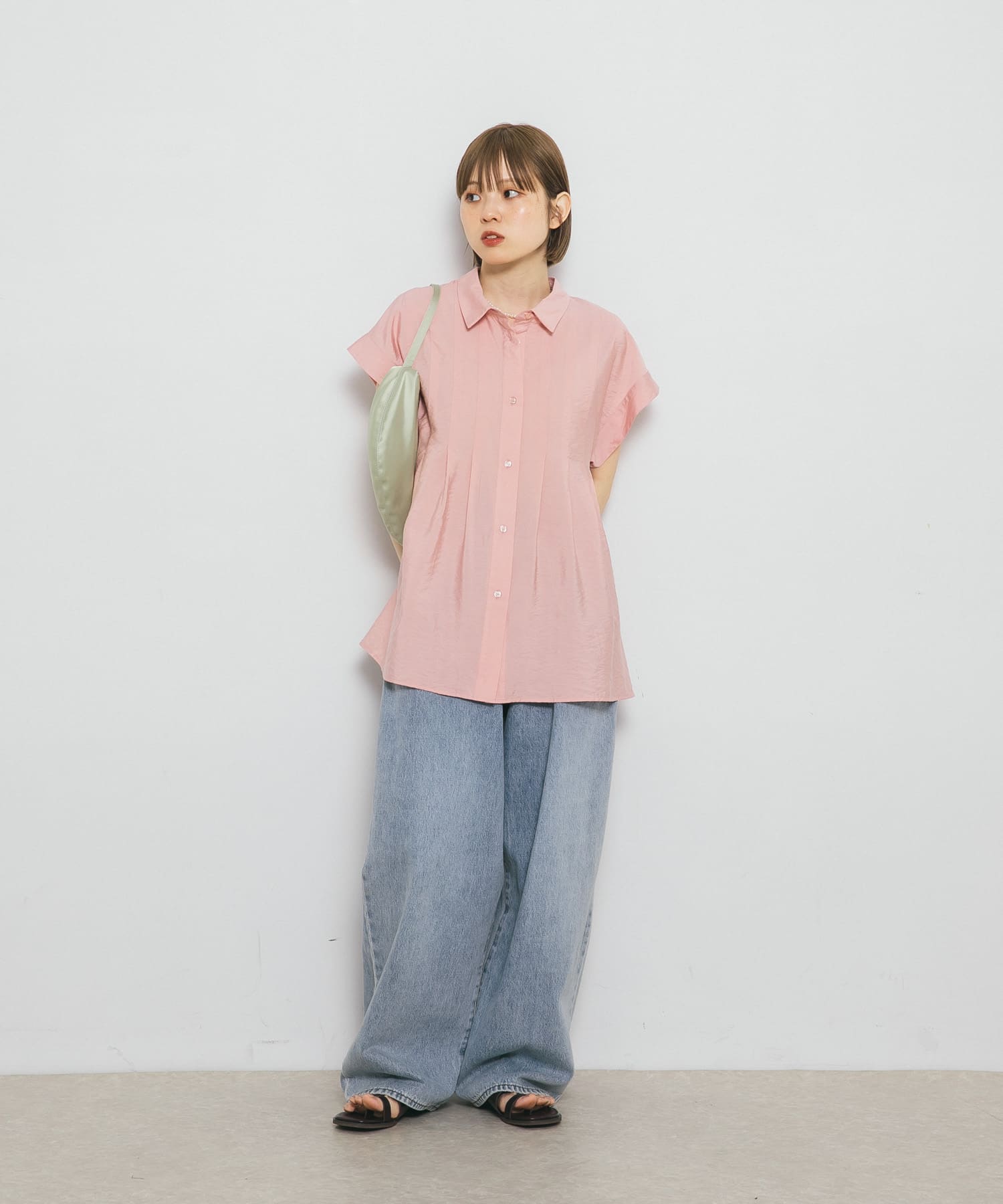 身長：153cm サイズ：one
