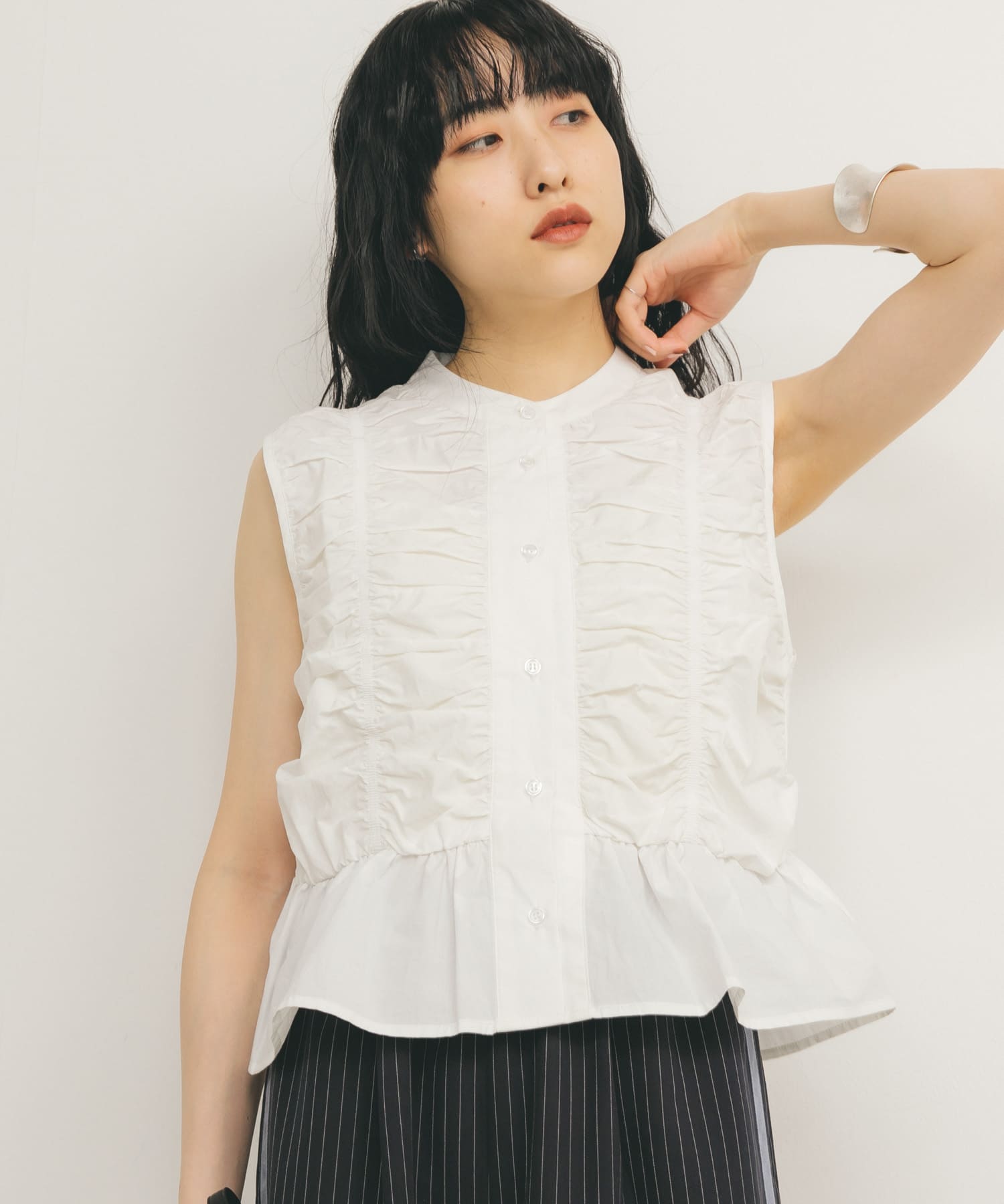 身長：160cm サイズ：one
