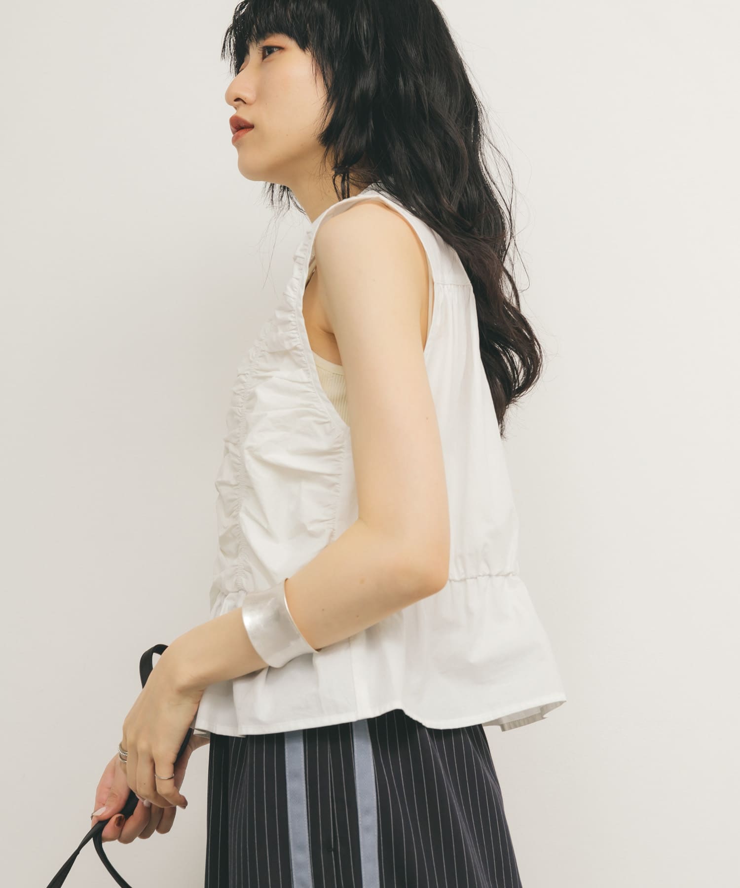 身長：160cm サイズ：one
