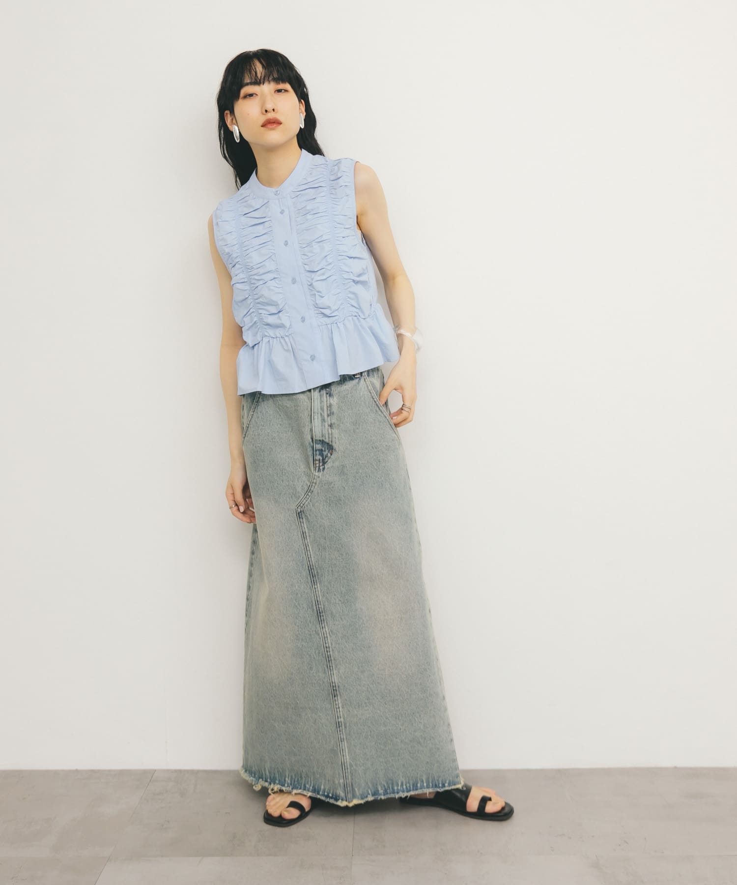 身長：160cm サイズ：one
