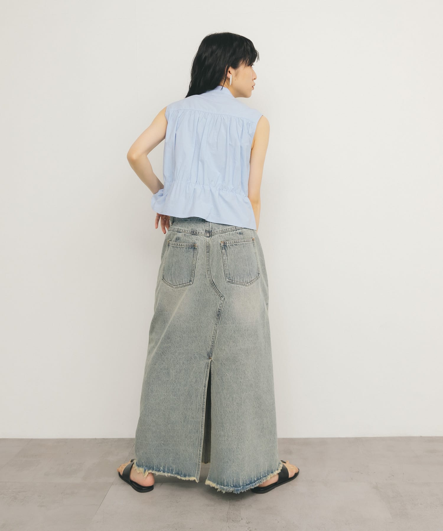 身長：160cm サイズ：one