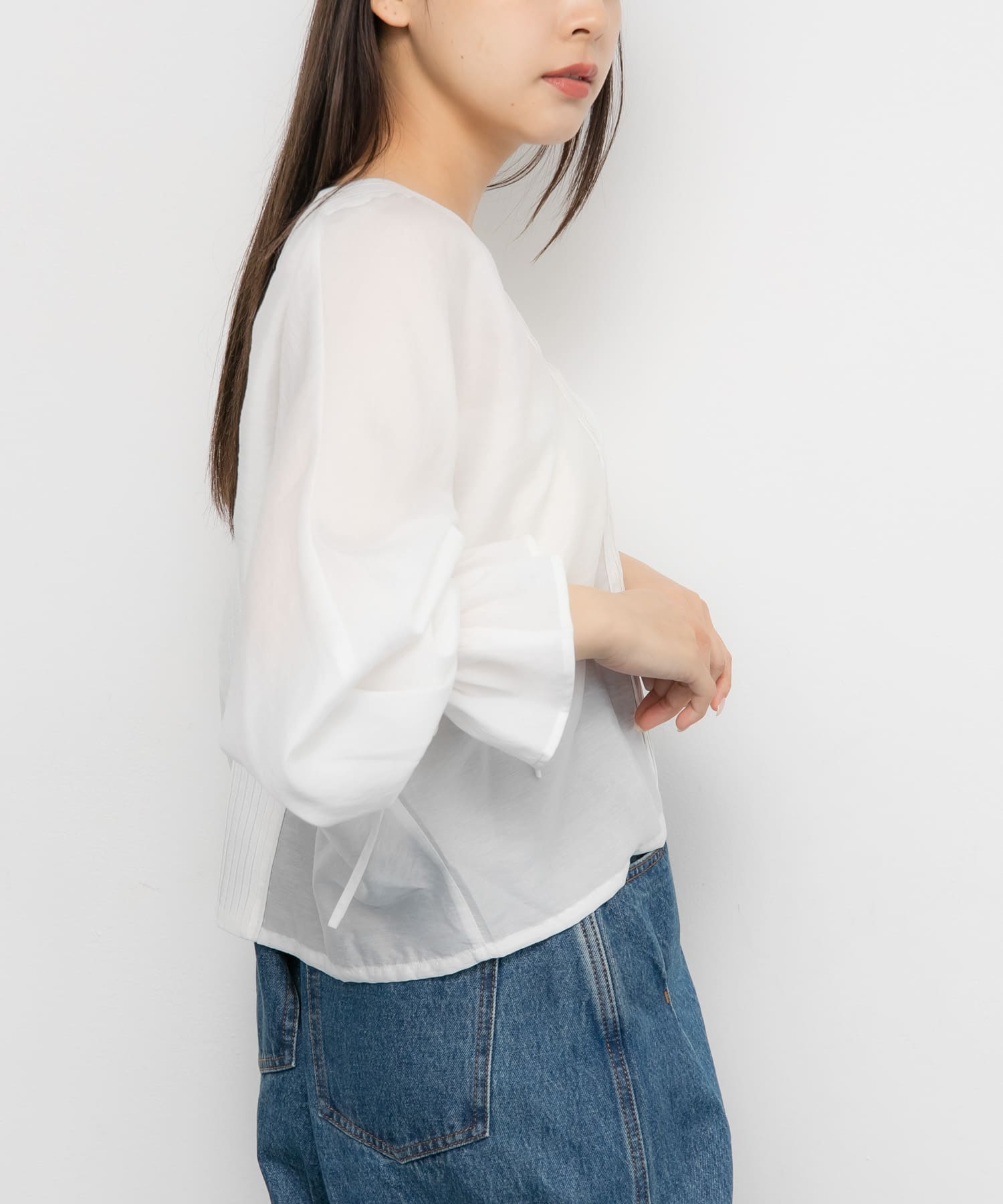 身長：153cm サイズ：one