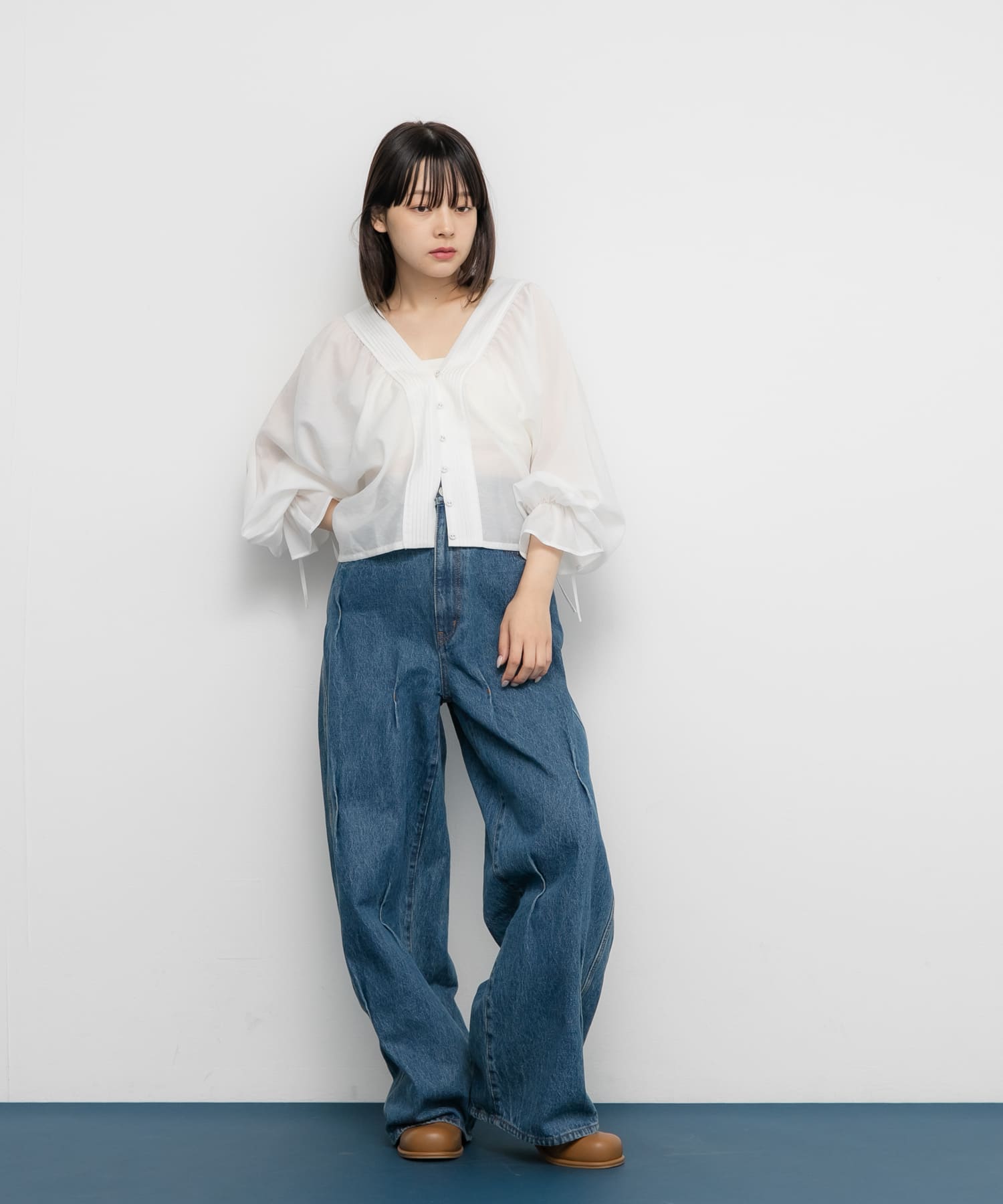 身長：153cm サイズ：one