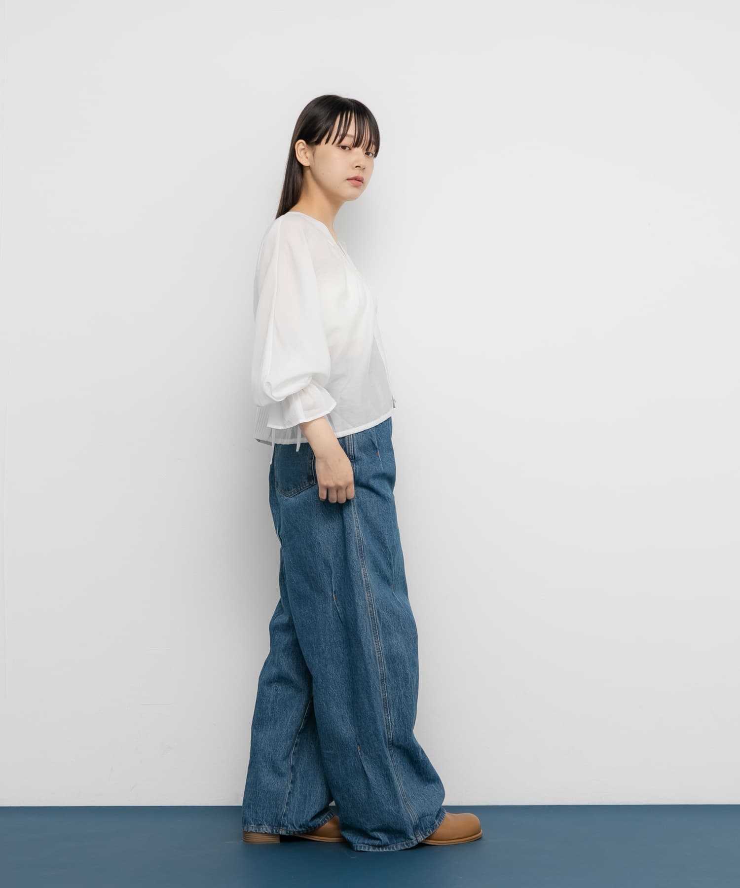 身長：153cm サイズ：one