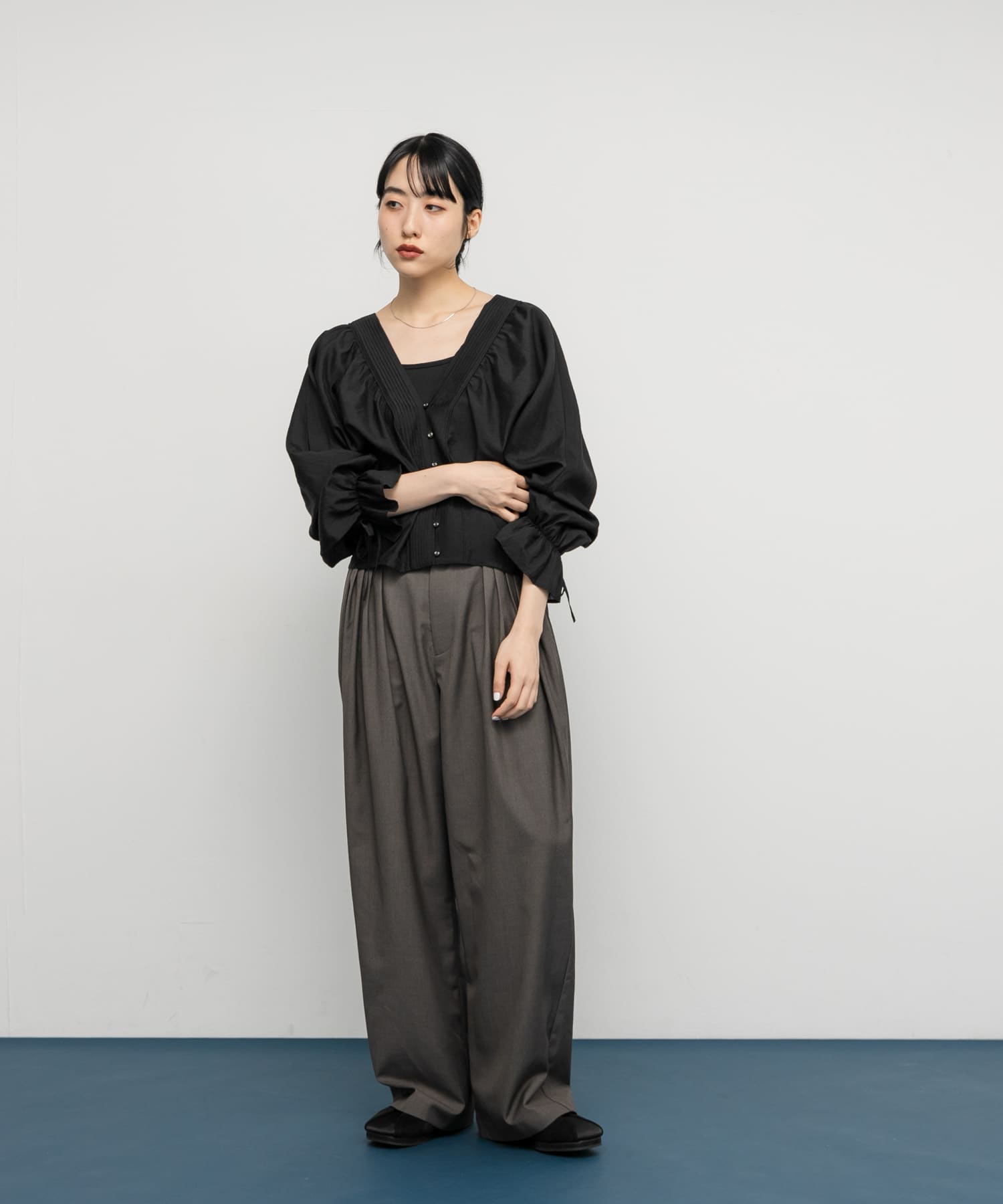 身長：160cm サイズ：one