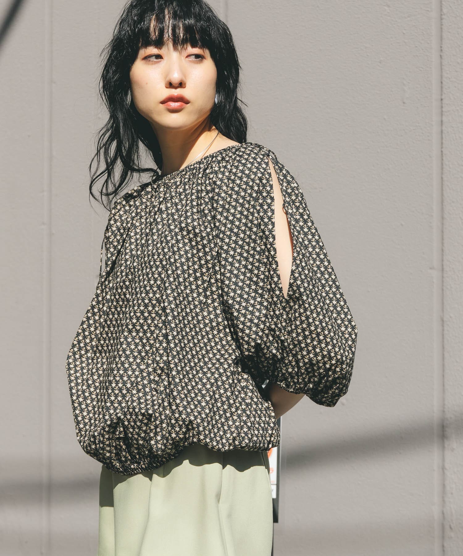 身長：160cm サイズ：one