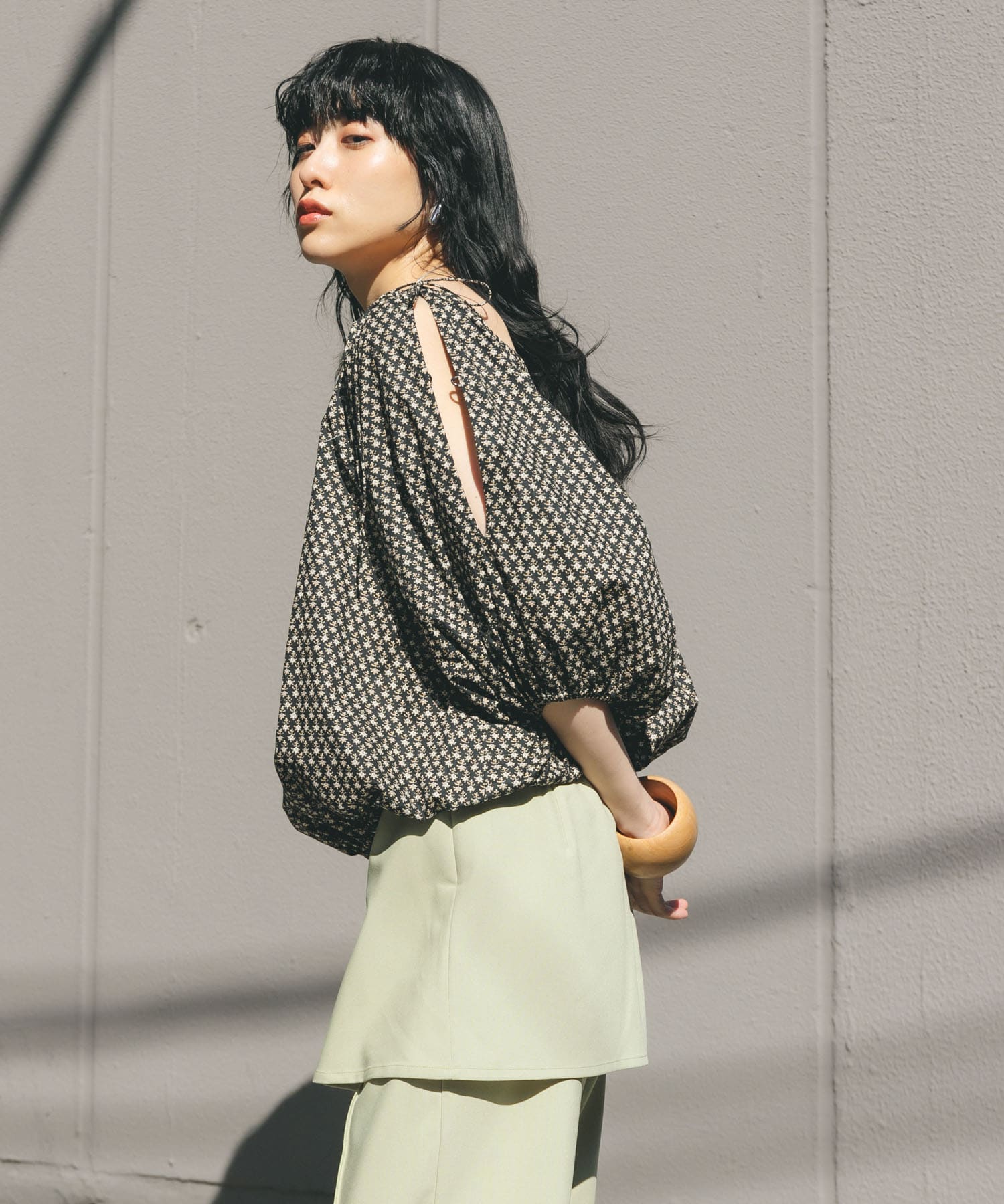 身長：160cm サイズ：one