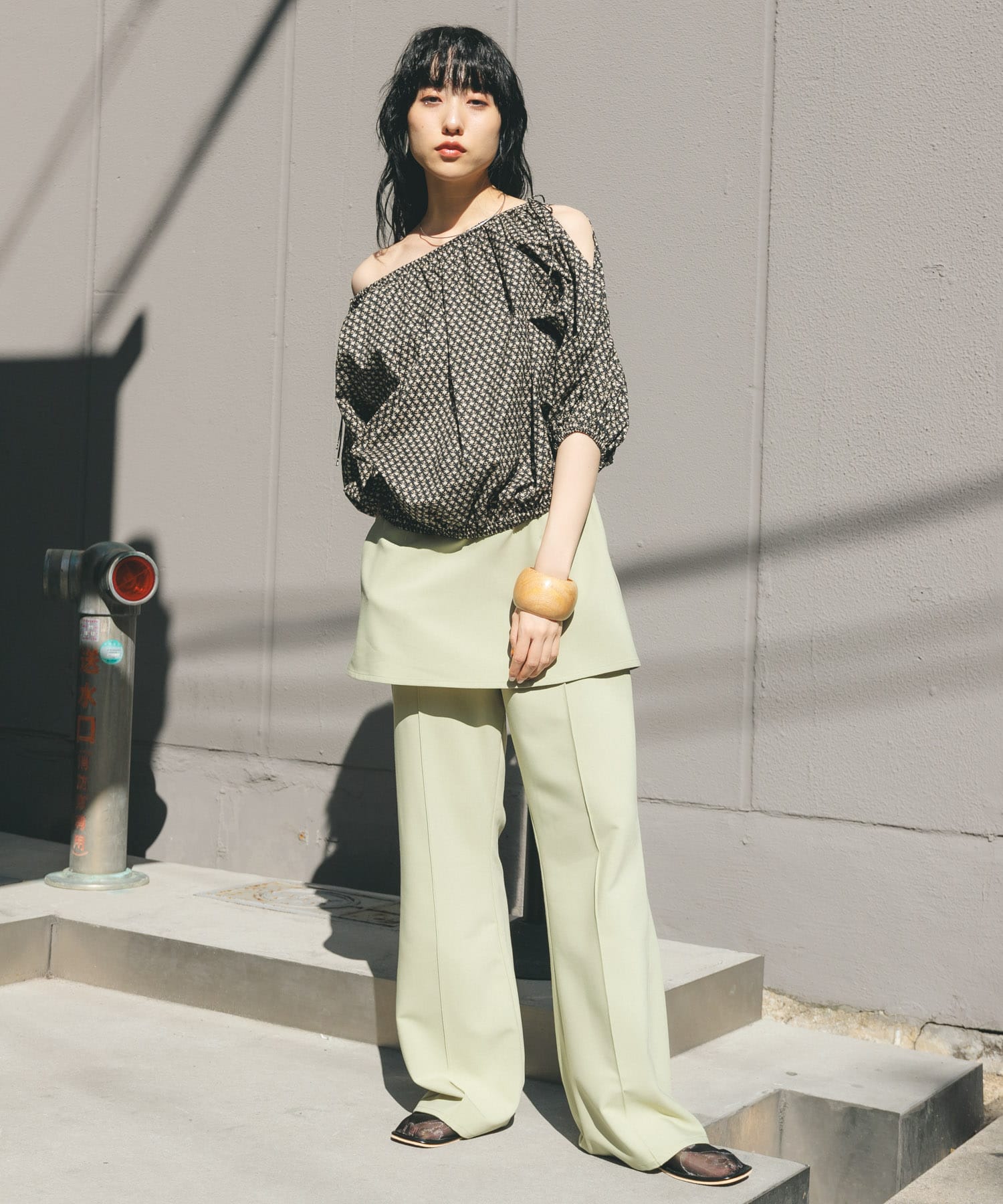 身長：160cm サイズ：one