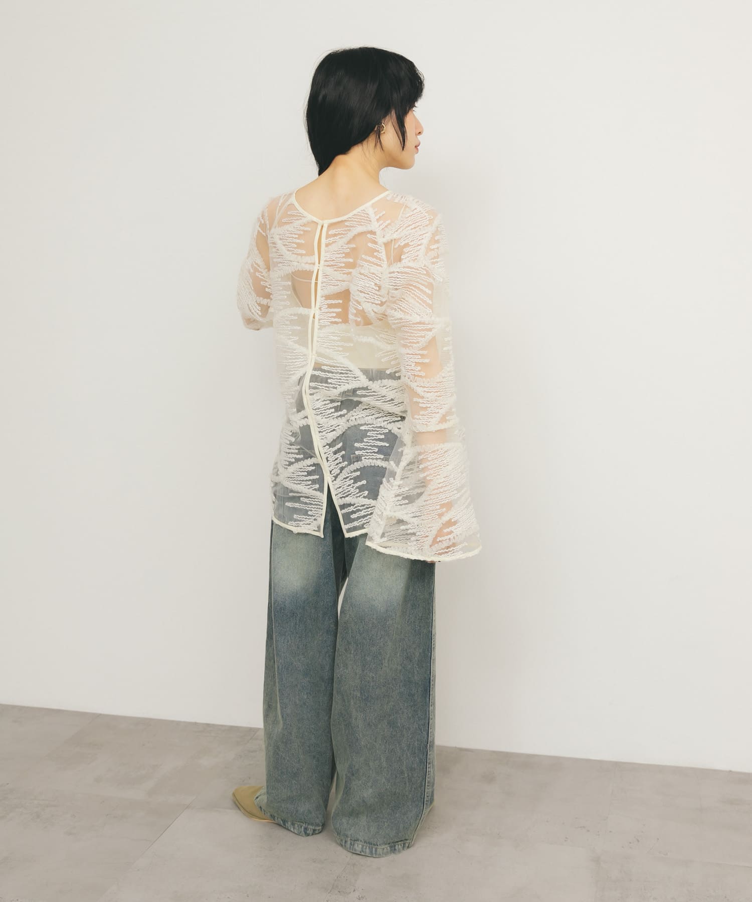 身長：160cm サイズ：one