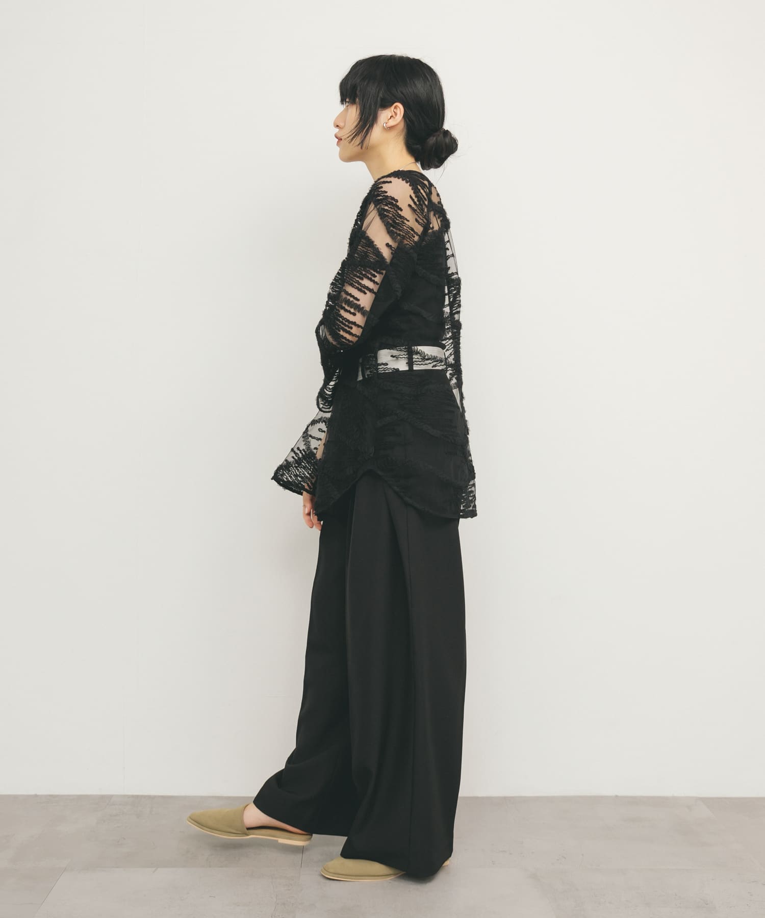 身長：160cm サイズ：one