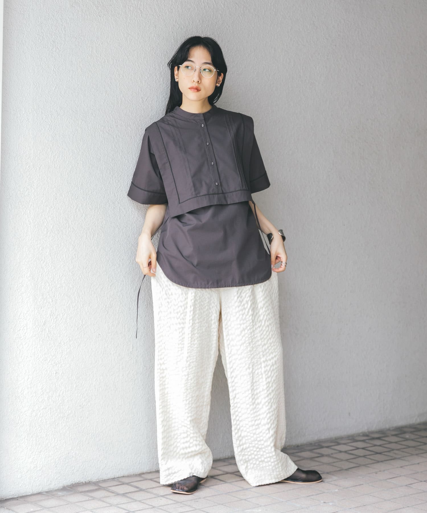 身長：160cm サイズ：one
