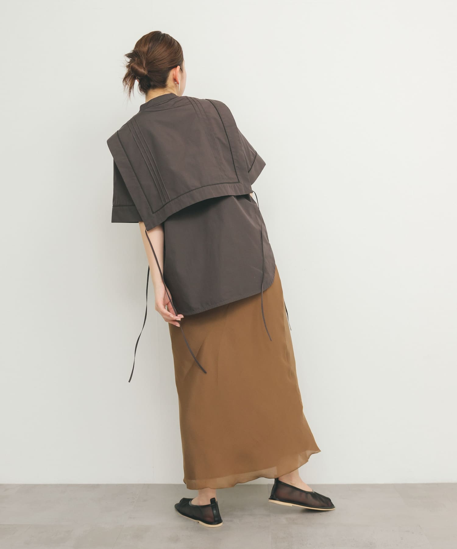 身長：160cm サイズ：one