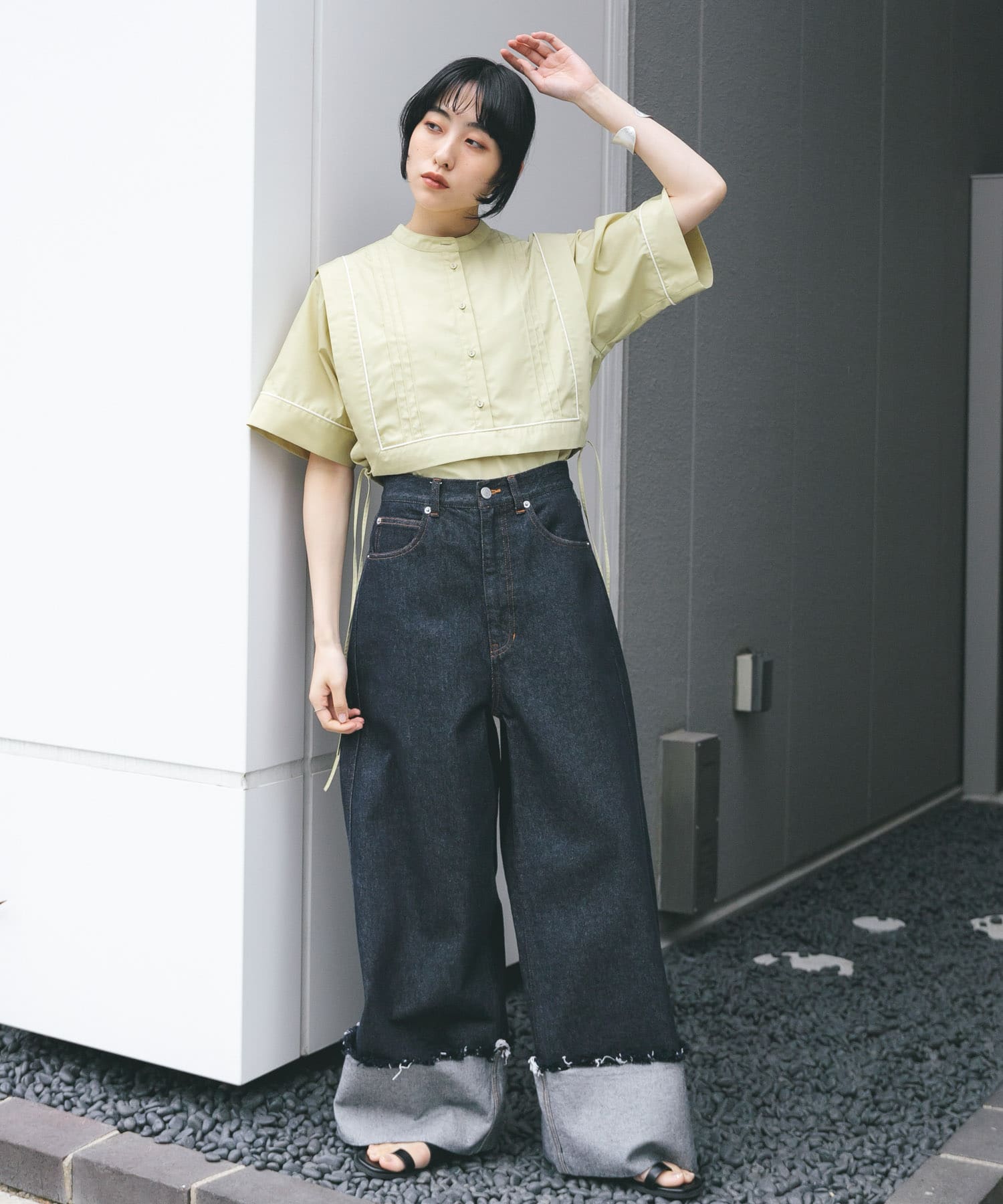 身長：160cm サイズ：one