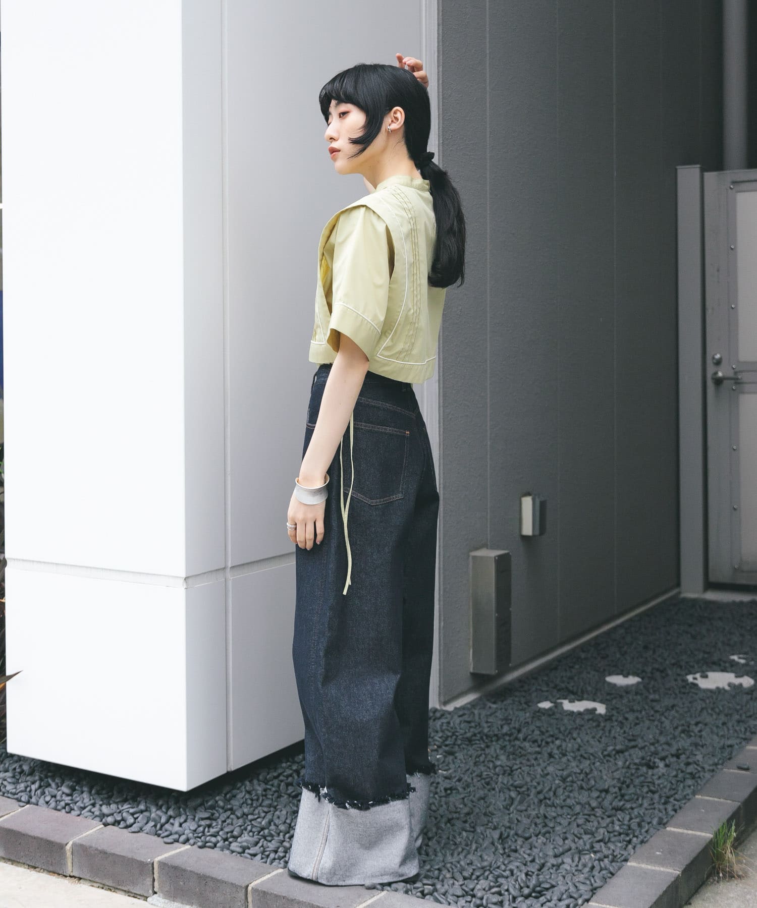 身長：160cm サイズ：one