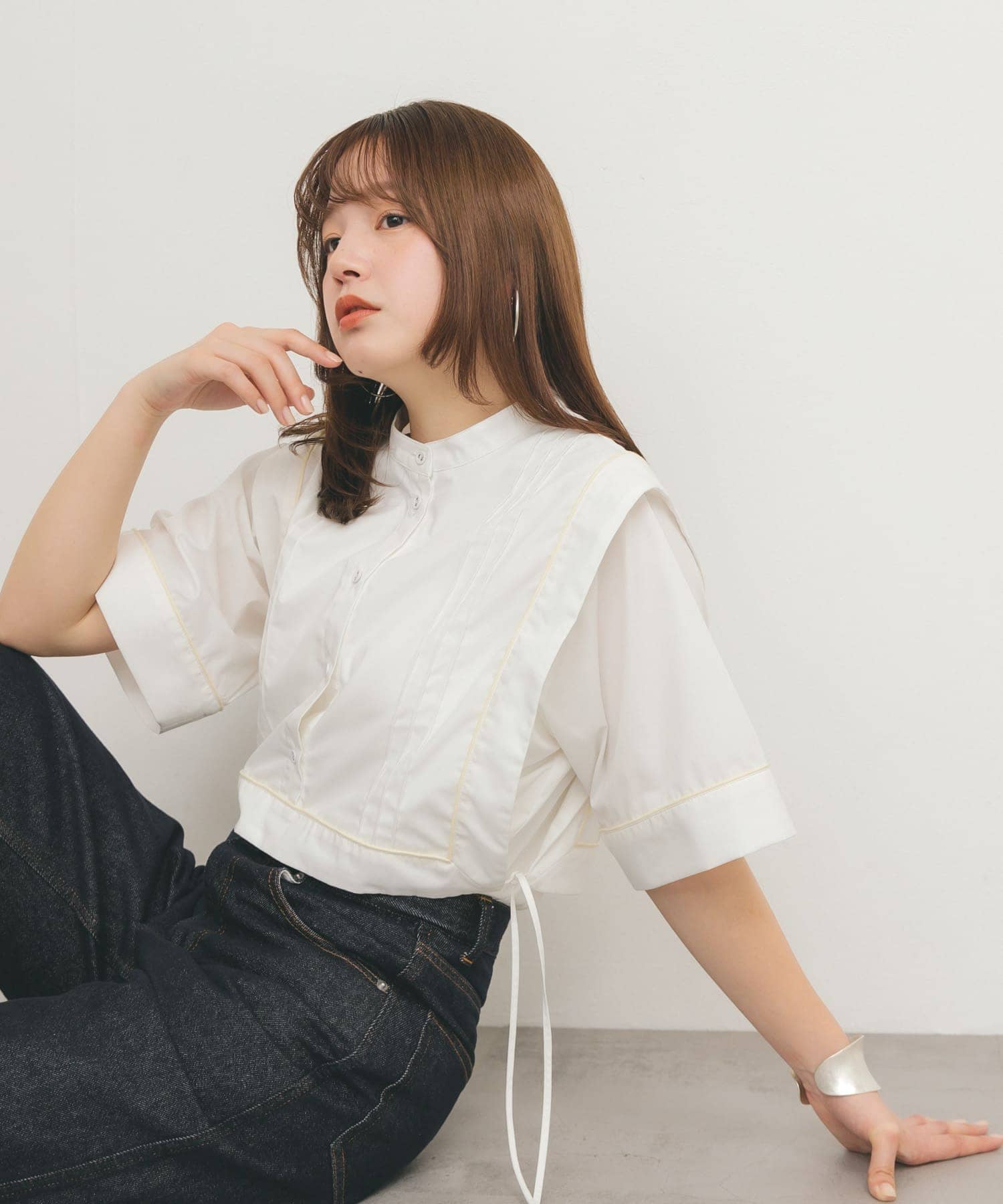 身長：160cm サイズ：one