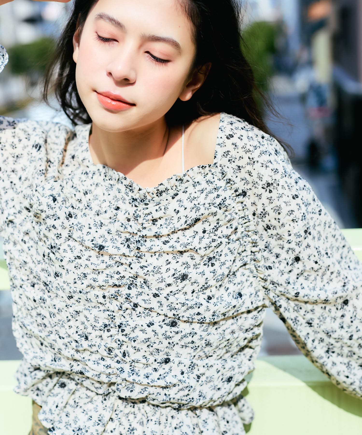 身長：164cm サイズ：one