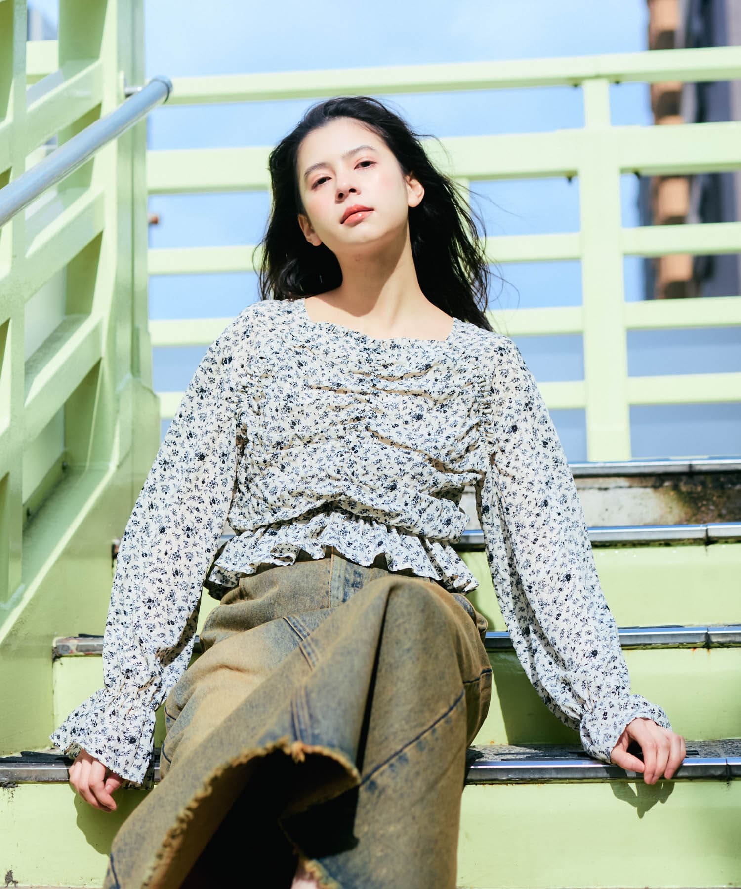 身長：164cm サイズ：one
