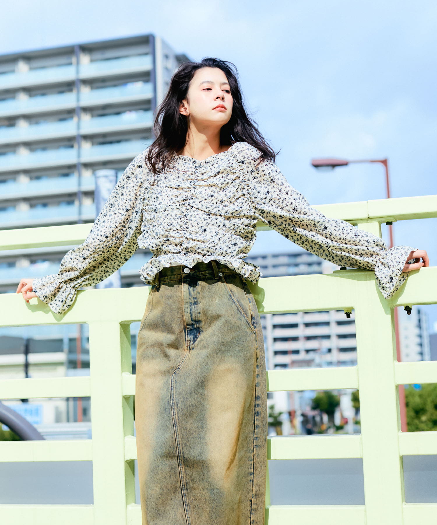 身長：164cm サイズ：one