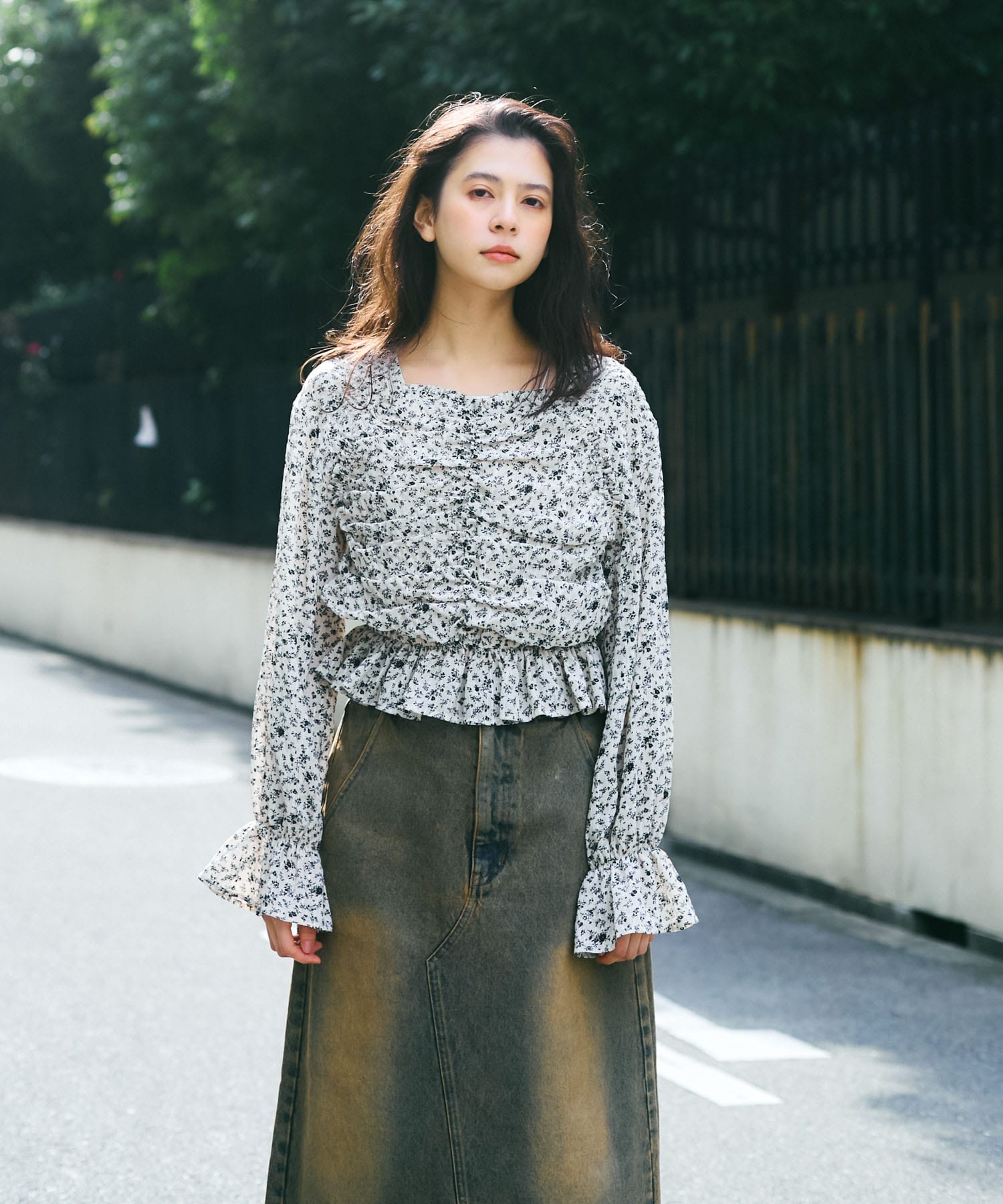 身長：164cm サイズ：one