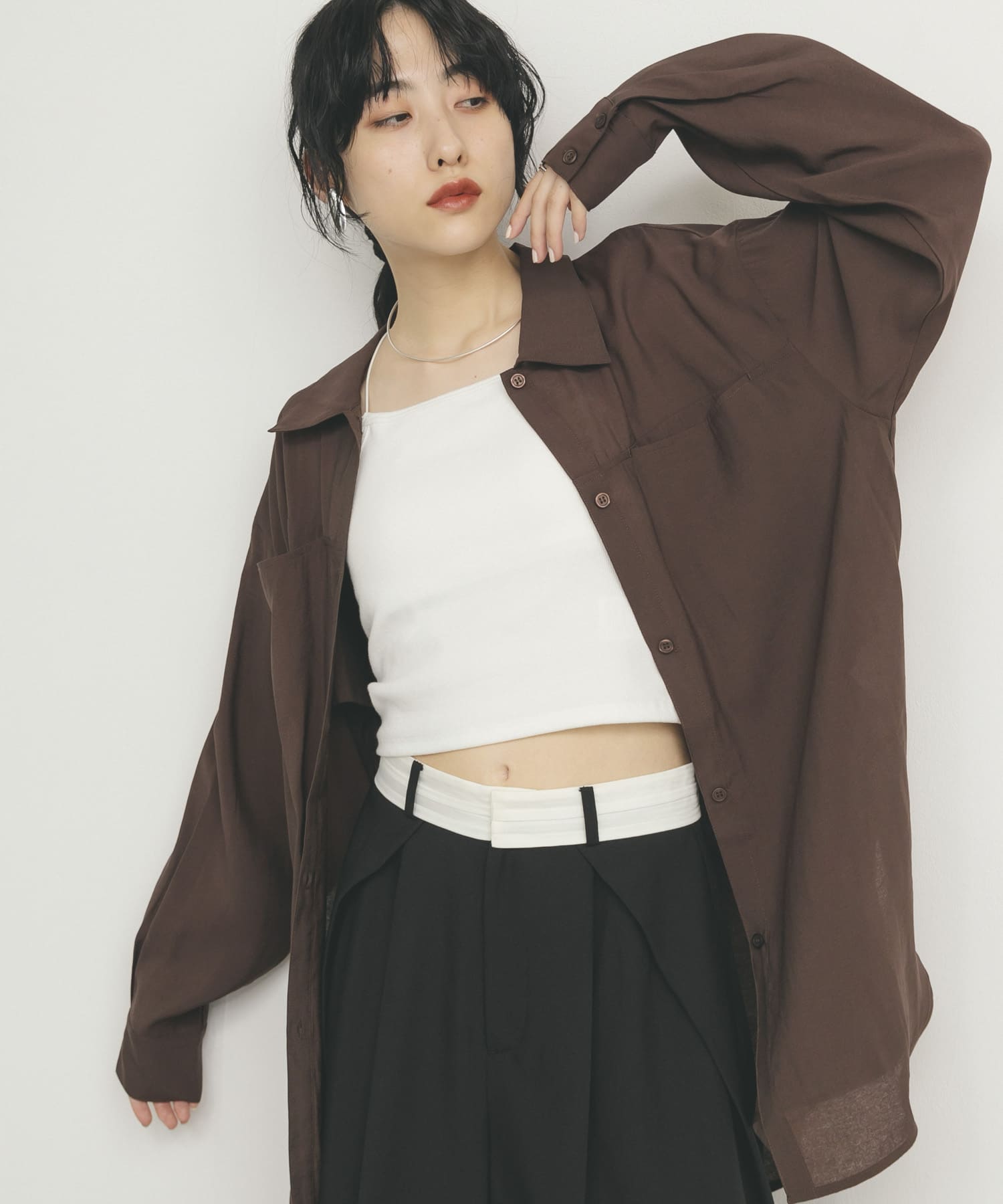 身長：160cm サイズ：one