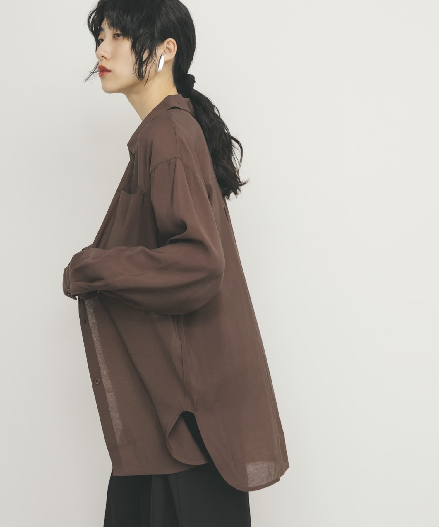 身長：160cm サイズ：one