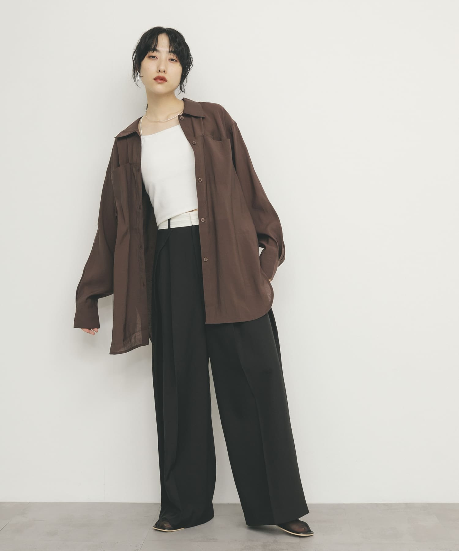 身長：160cm サイズ：one