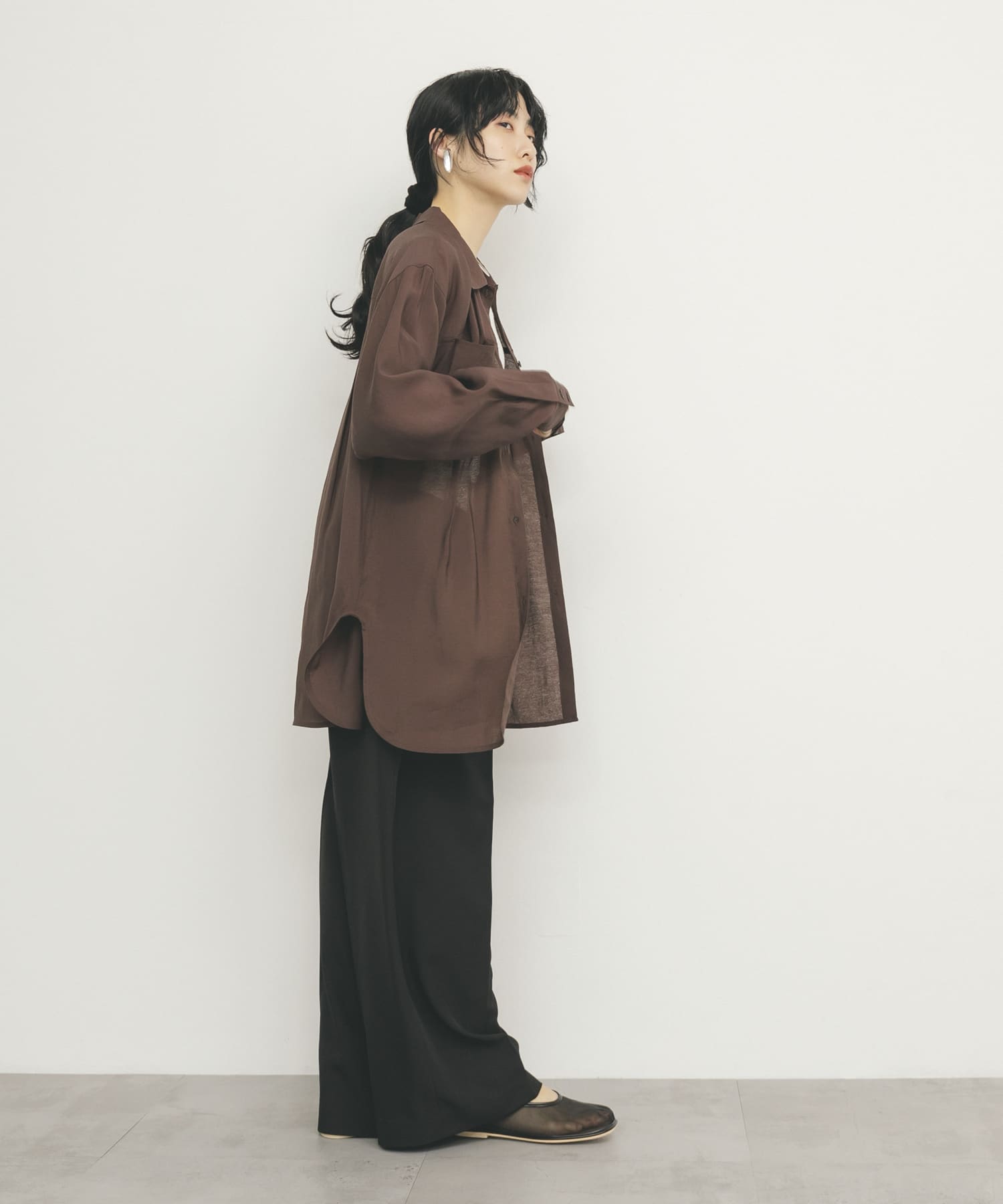 身長：160cm サイズ：one