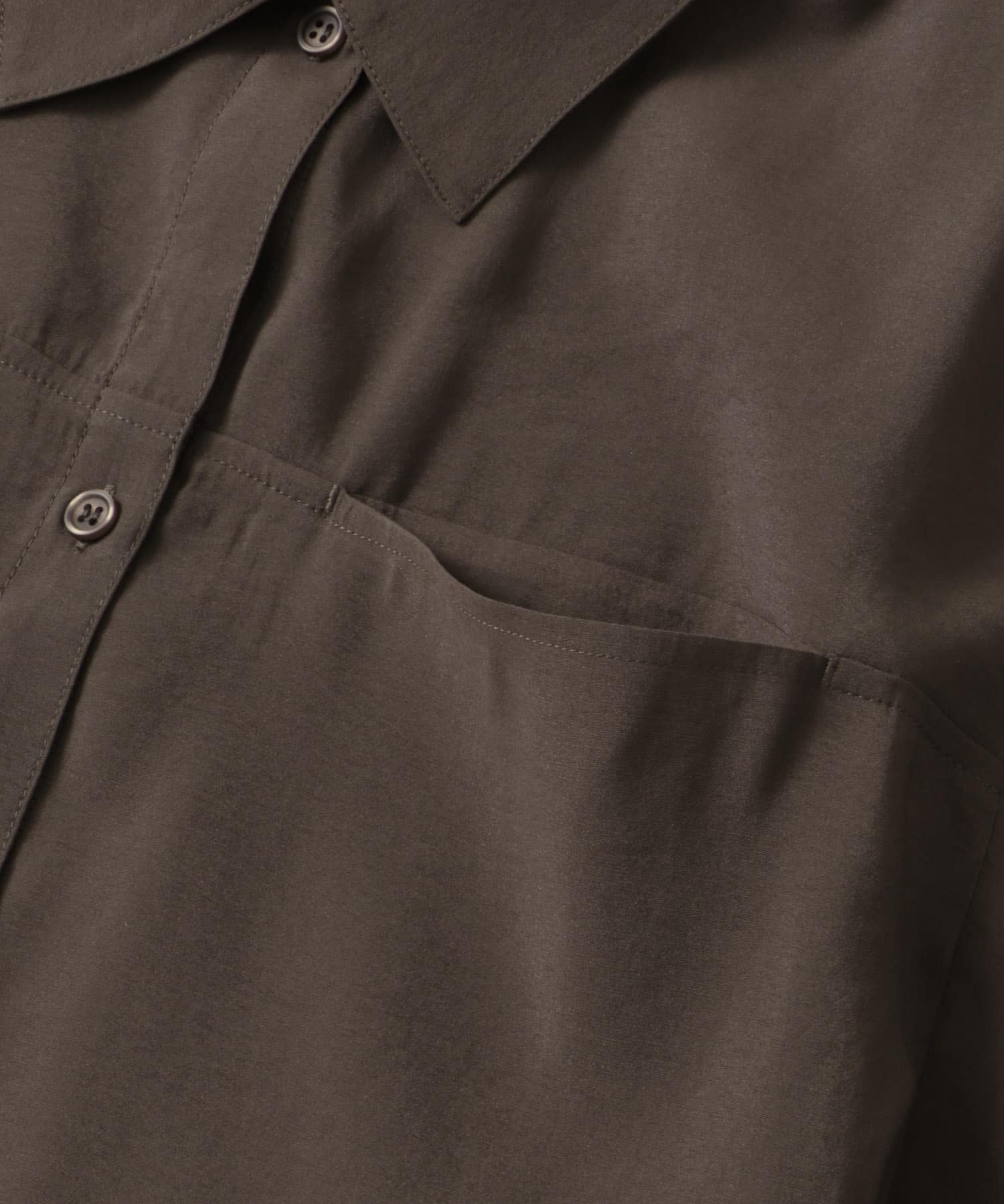 シアーロングシャツ BROWN one