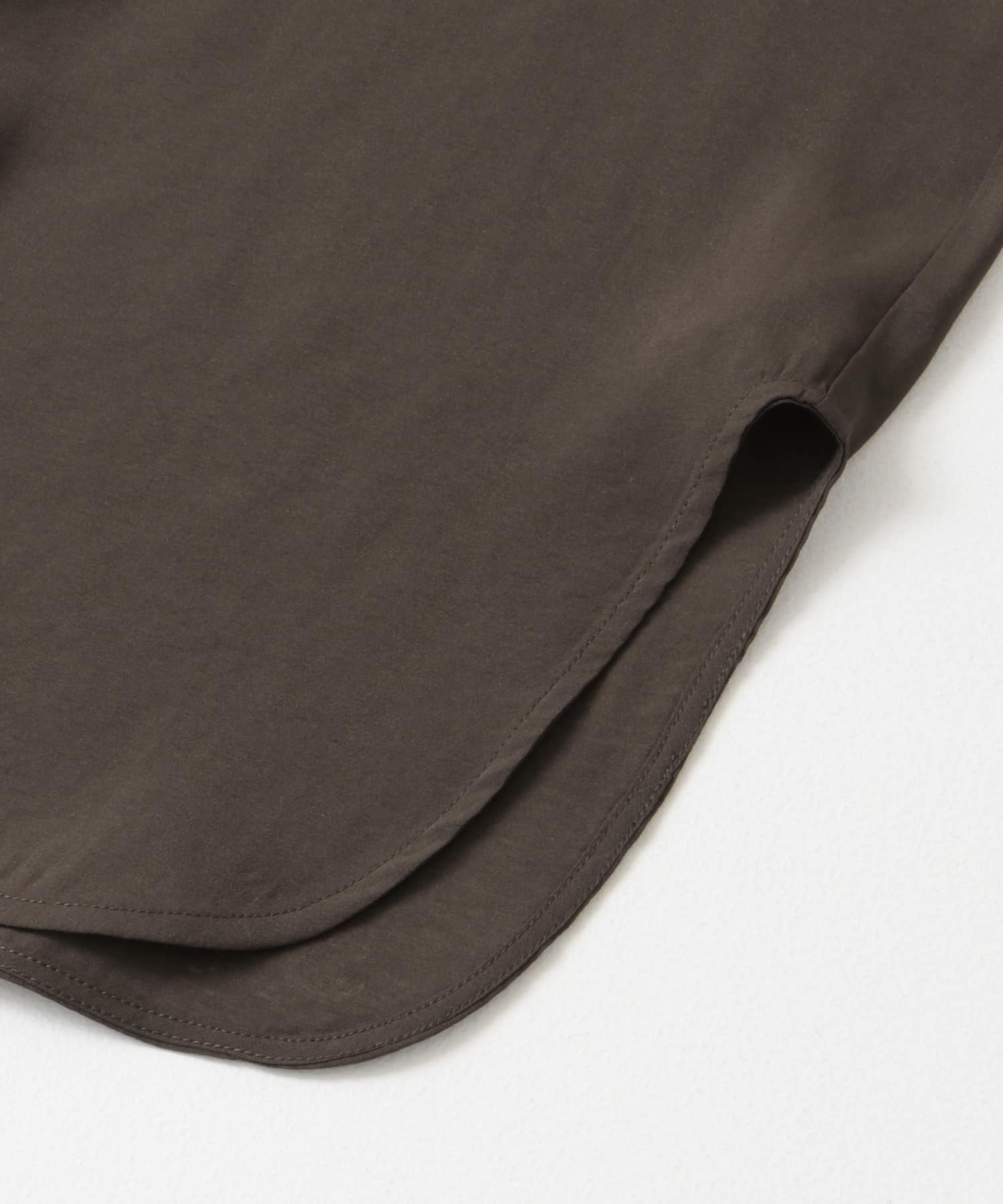 シアーロングシャツ BROWN one